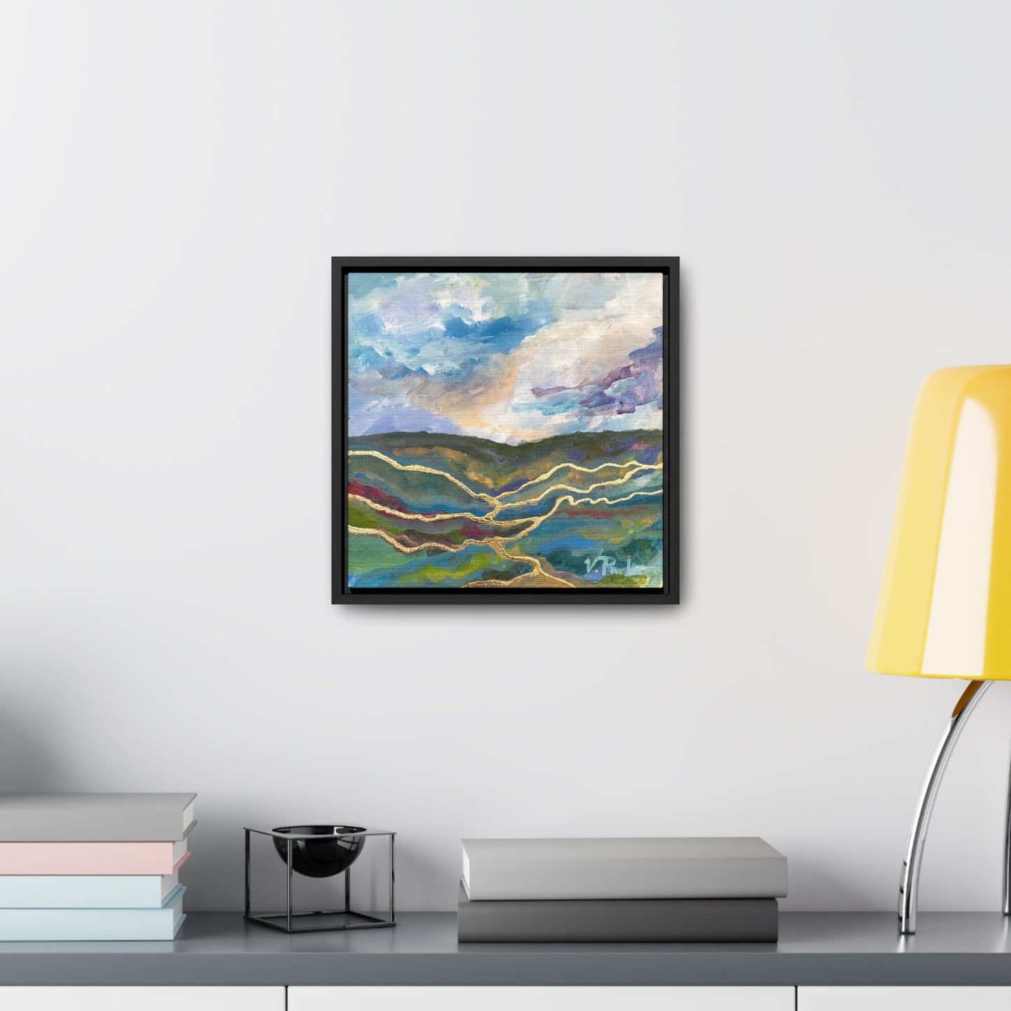 framed canvas print | ichor lands | valley rays