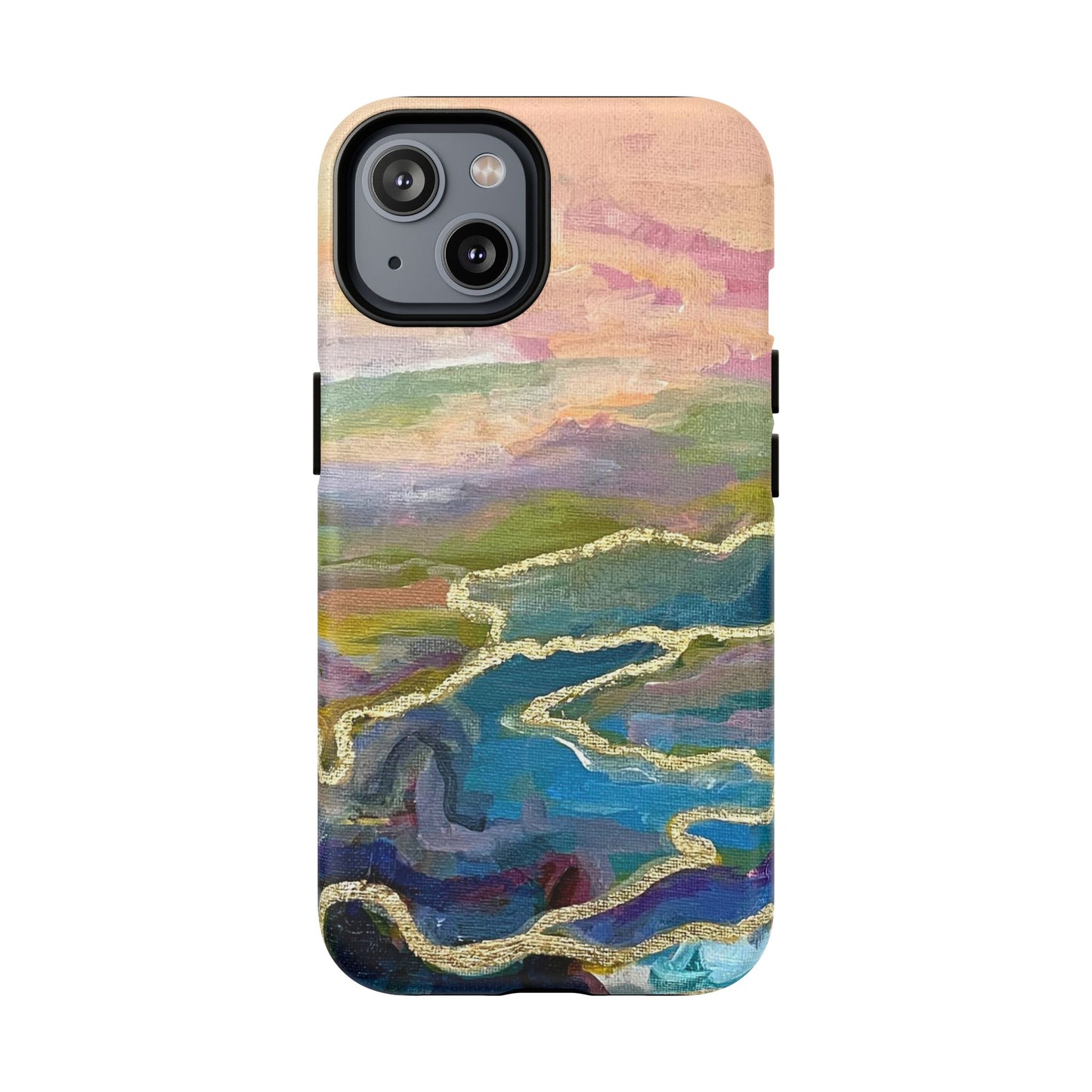 Tough Magnetic Cases - Impressionist Abstract Painted Canvas Design