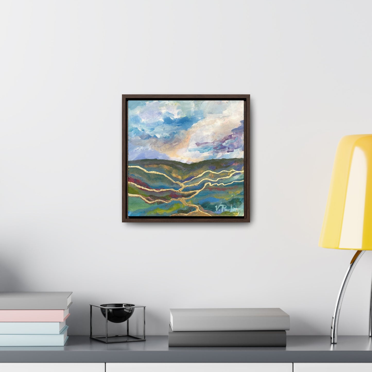 framed canvas print | ichor lands | valley rays