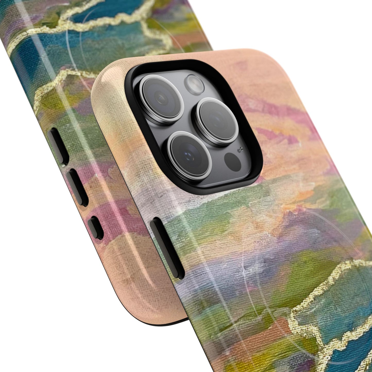 Tough Magnetic Cases - Impressionist Abstract Painted Canvas Design