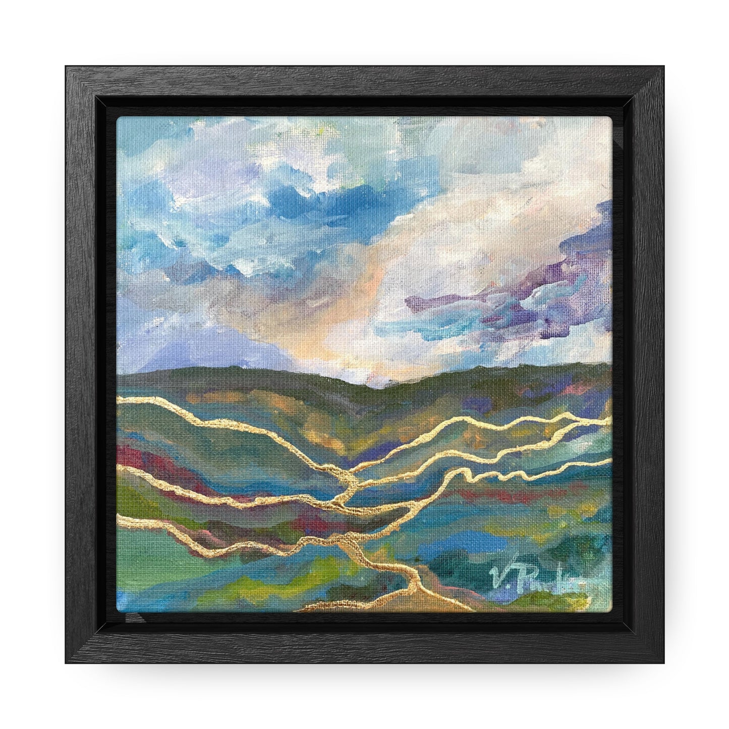 framed canvas print | ichor lands | valley rays