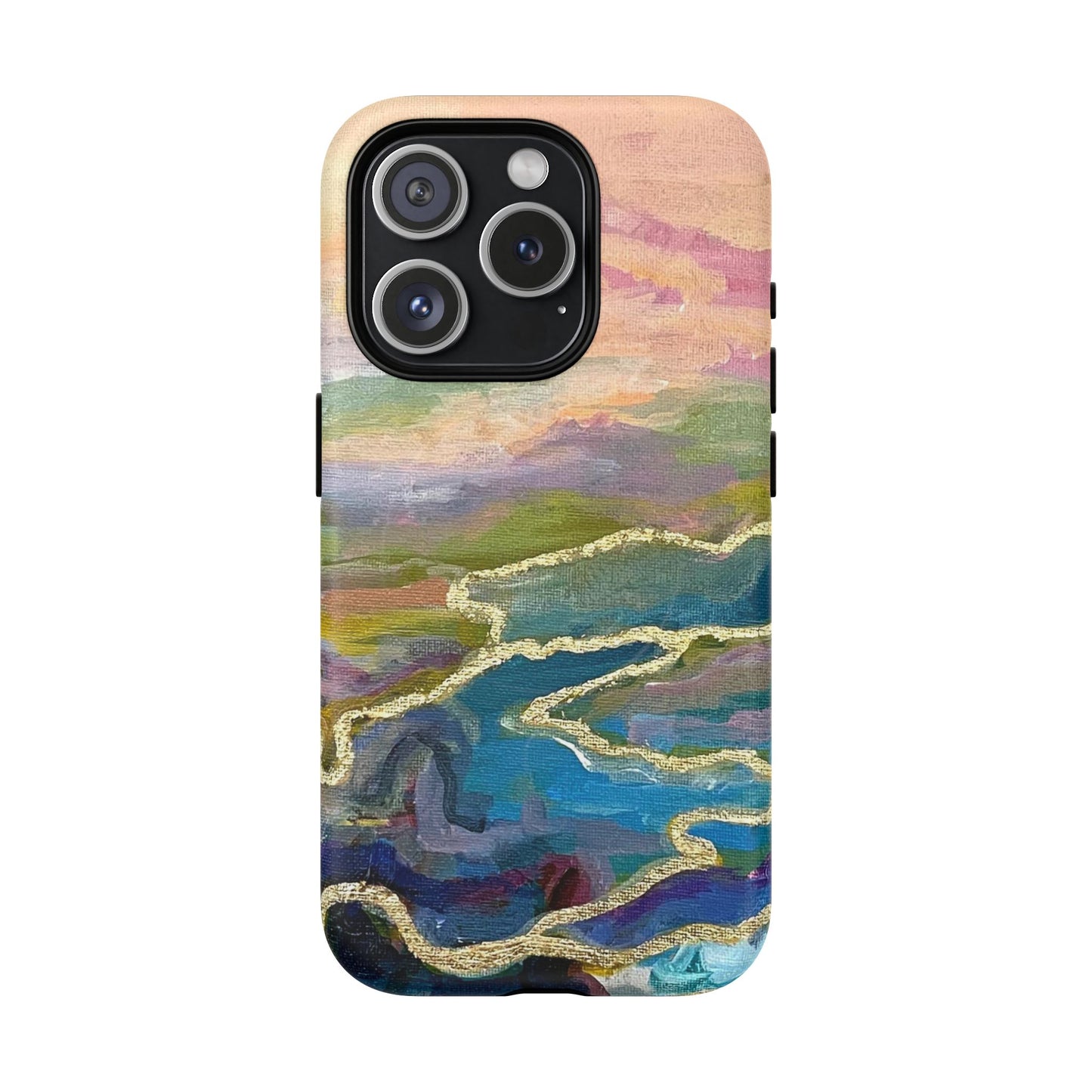Tough Magnetic Cases - Impressionist Abstract Painted Canvas Design