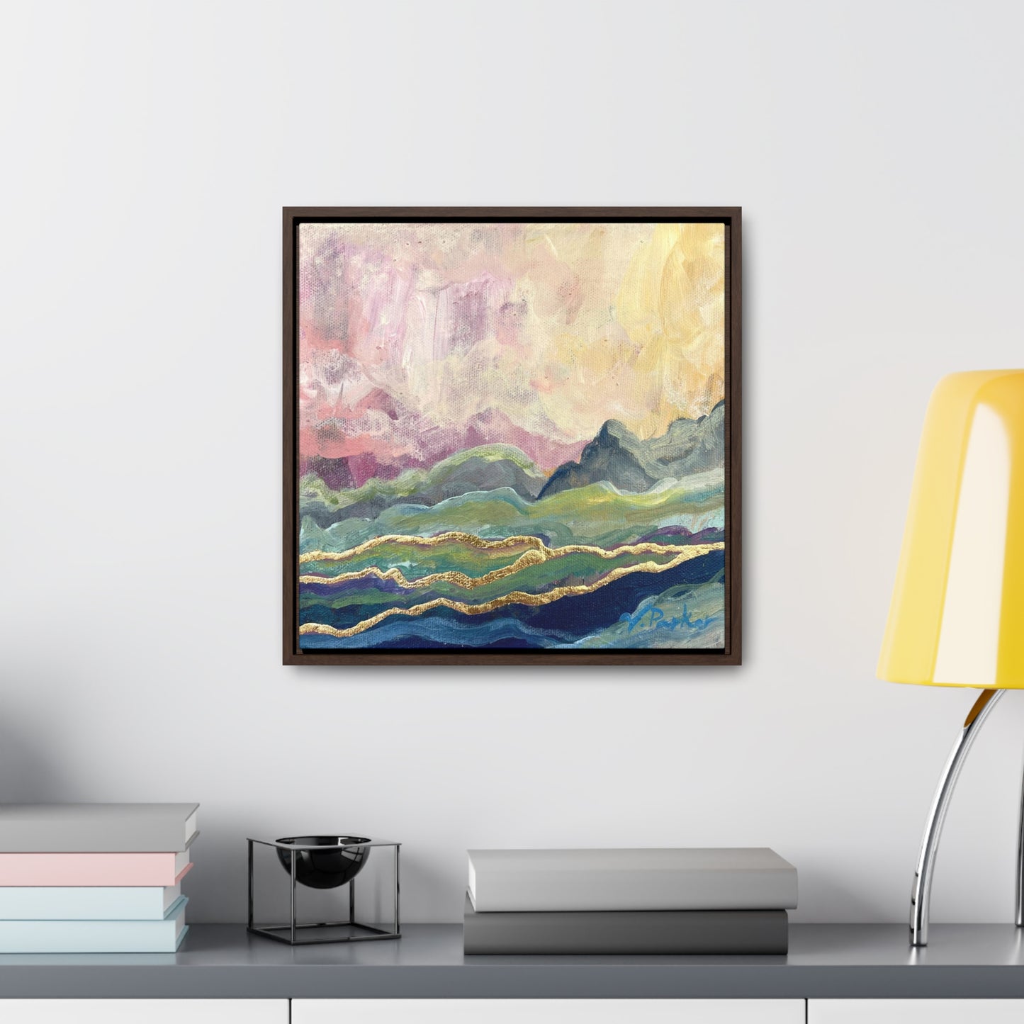 framed canvas print | ichor lands | tourmaline ice