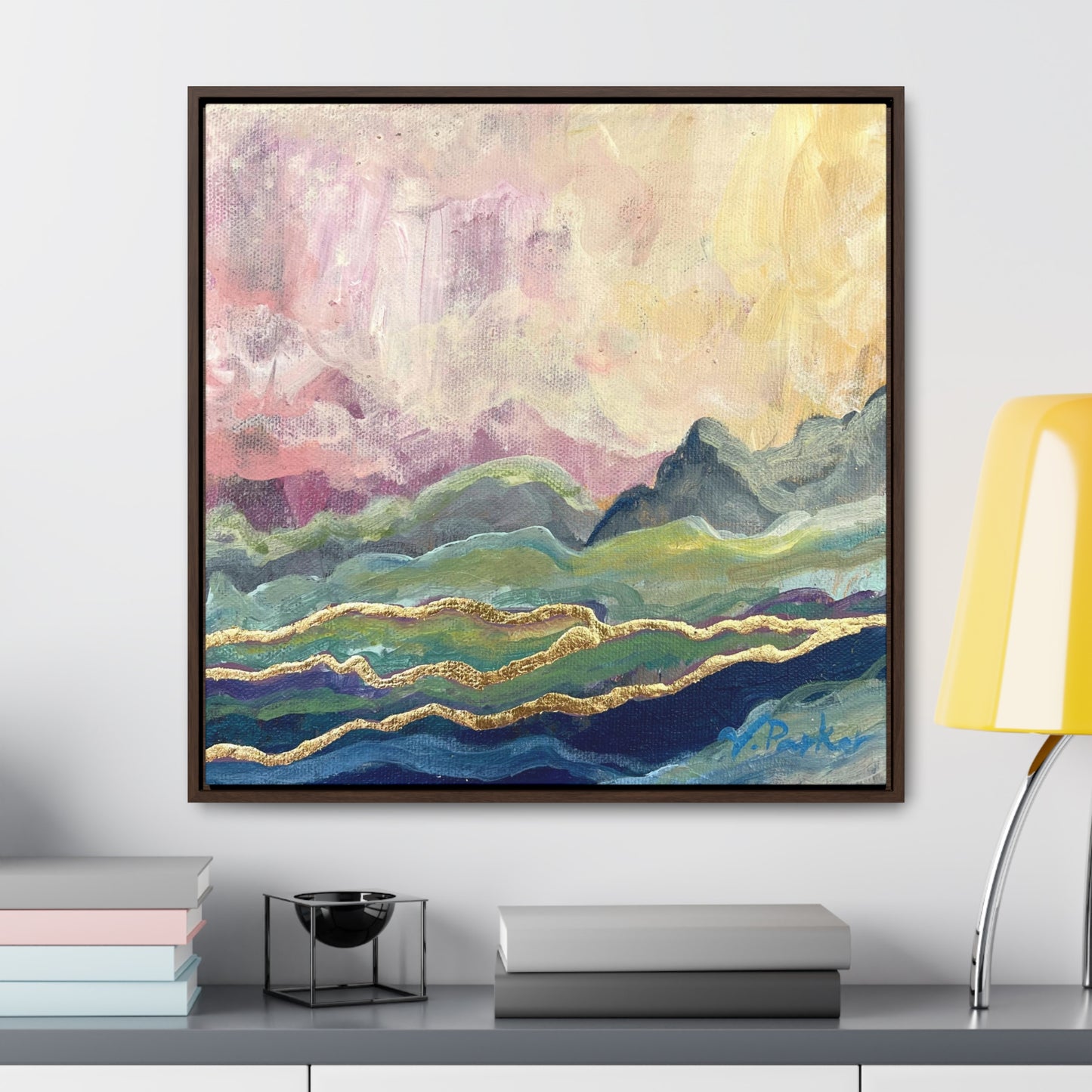 framed canvas print | ichor lands | tourmaline ice