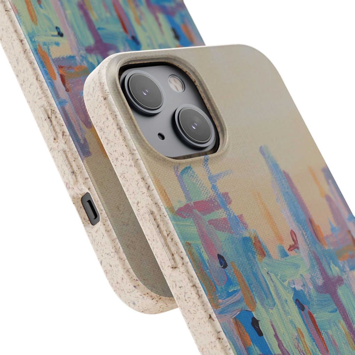 Biodegradable Phone Case - Pastel Abstract Impressionist Art