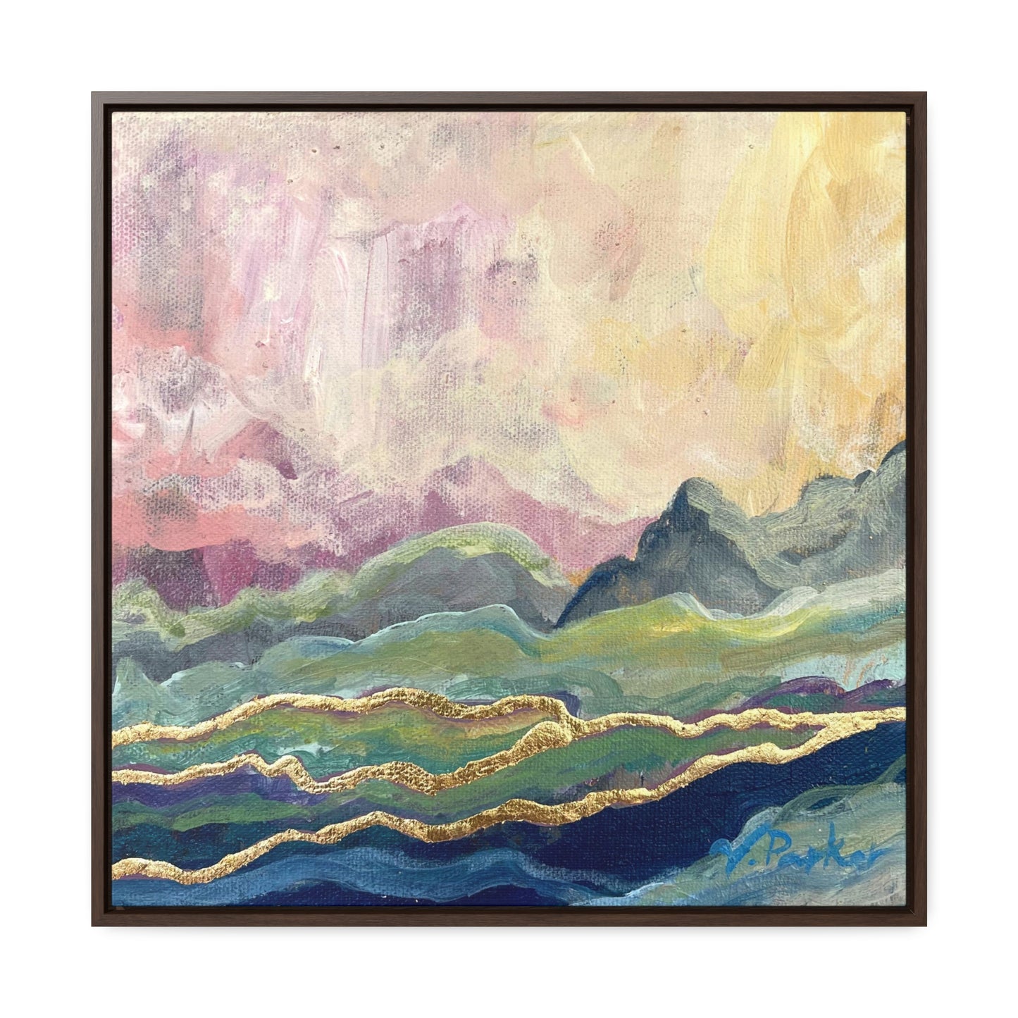 framed canvas print | ichor lands | tourmaline ice