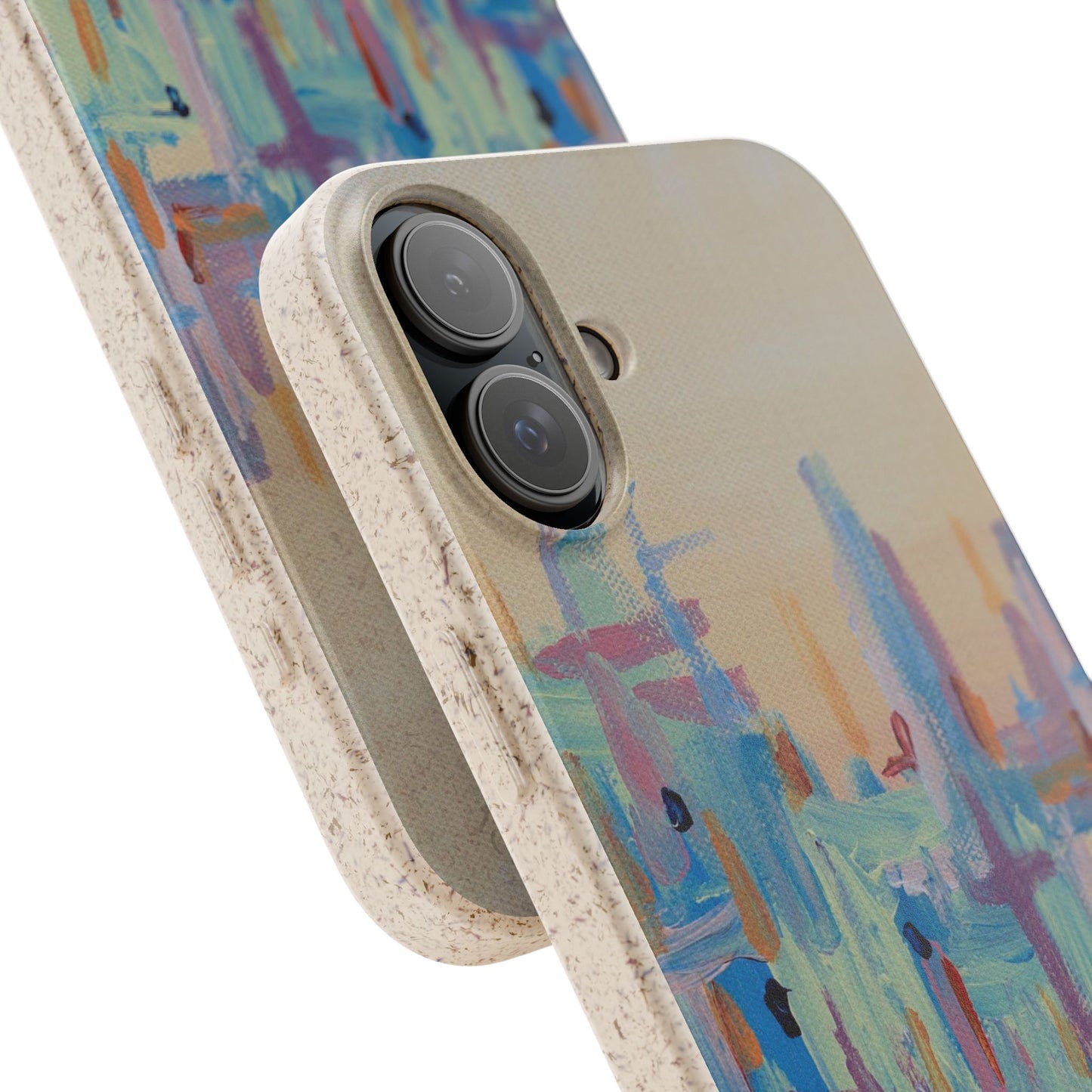 Biodegradable Phone Case - Pastel Abstract Impressionist Art
