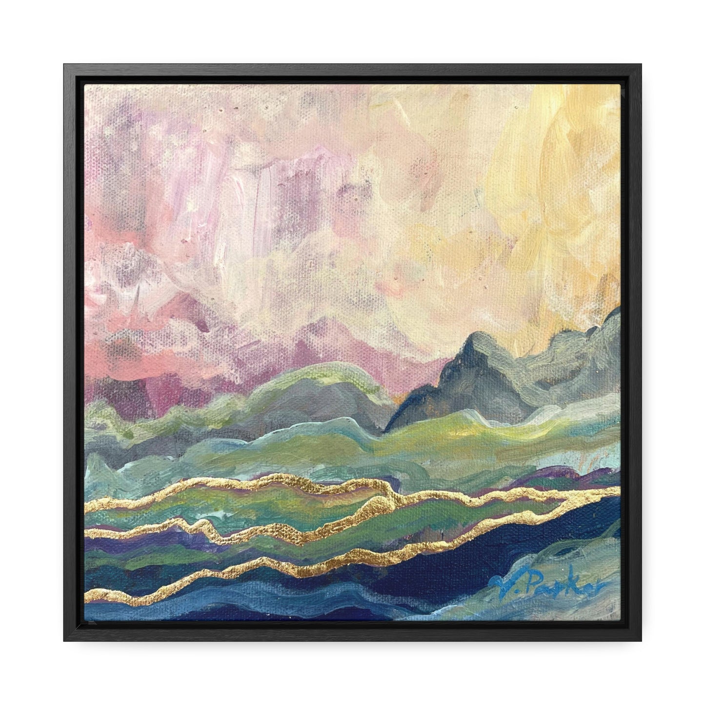 framed canvas print | ichor lands | tourmaline ice