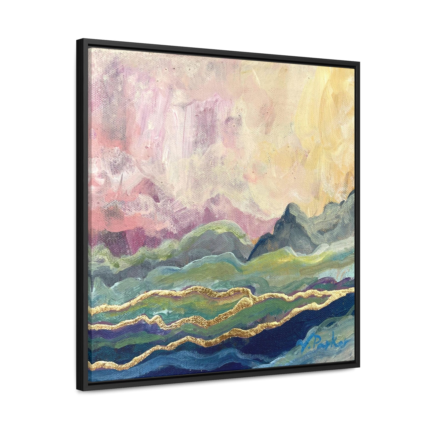 framed canvas print | ichor lands | tourmaline ice