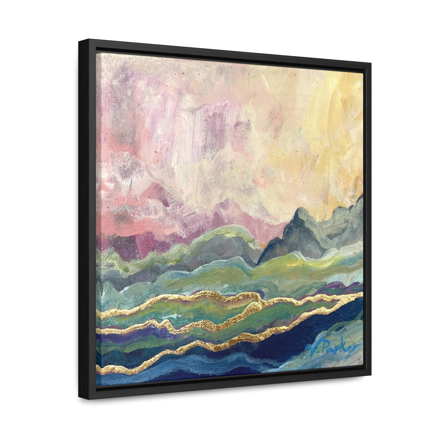 framed canvas print | ichor lands | tourmaline ice
