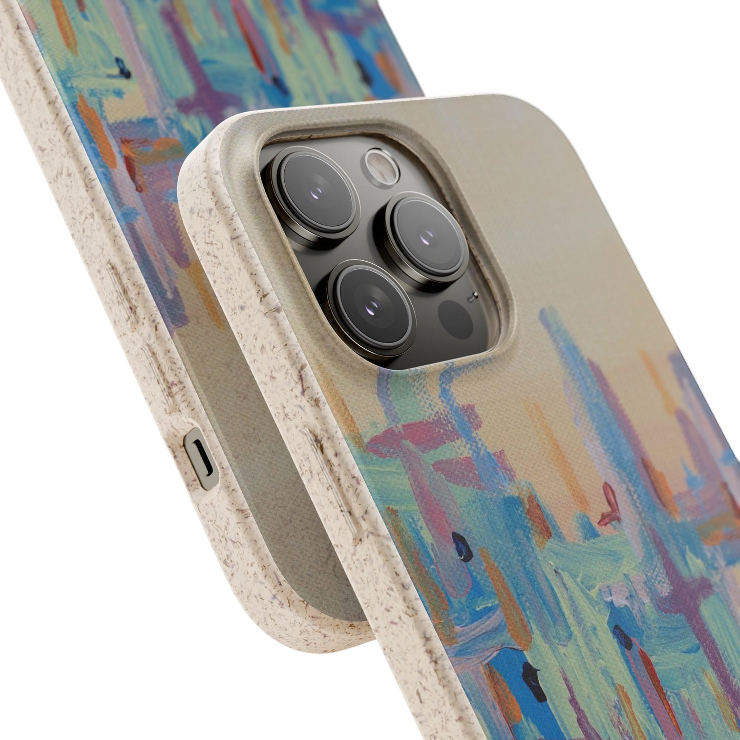 Biodegradable Phone Case - Pastel Abstract Impressionist Art