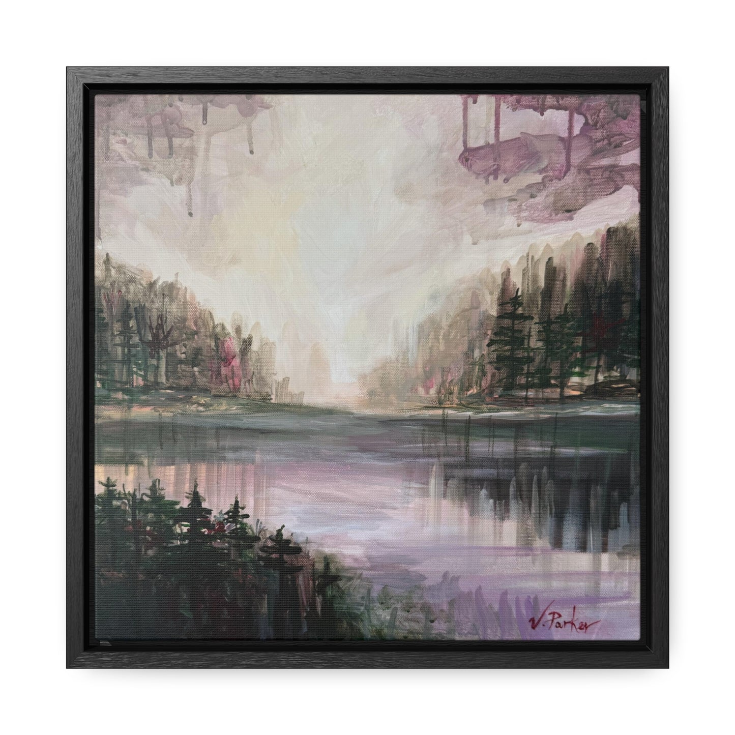 framed canvas print | a november in the ozarks