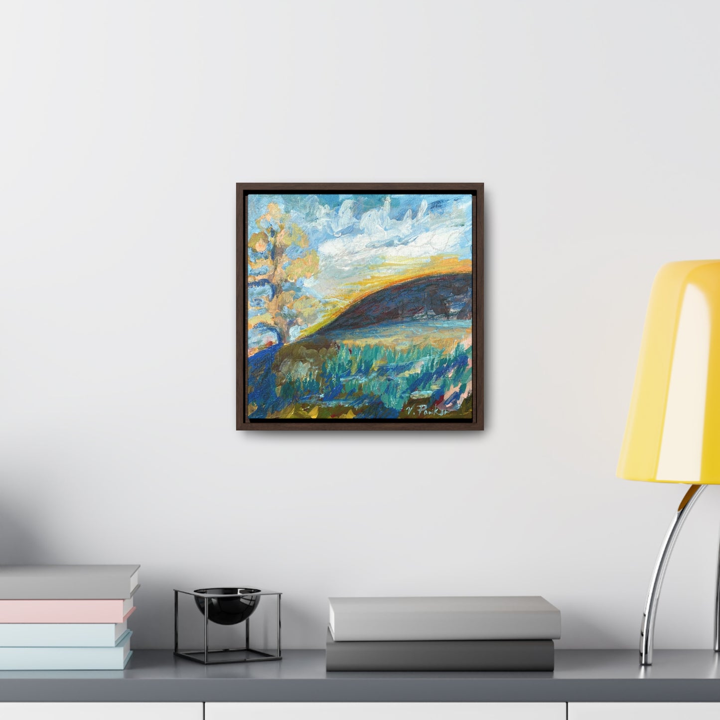 framed canvas print | september sunset