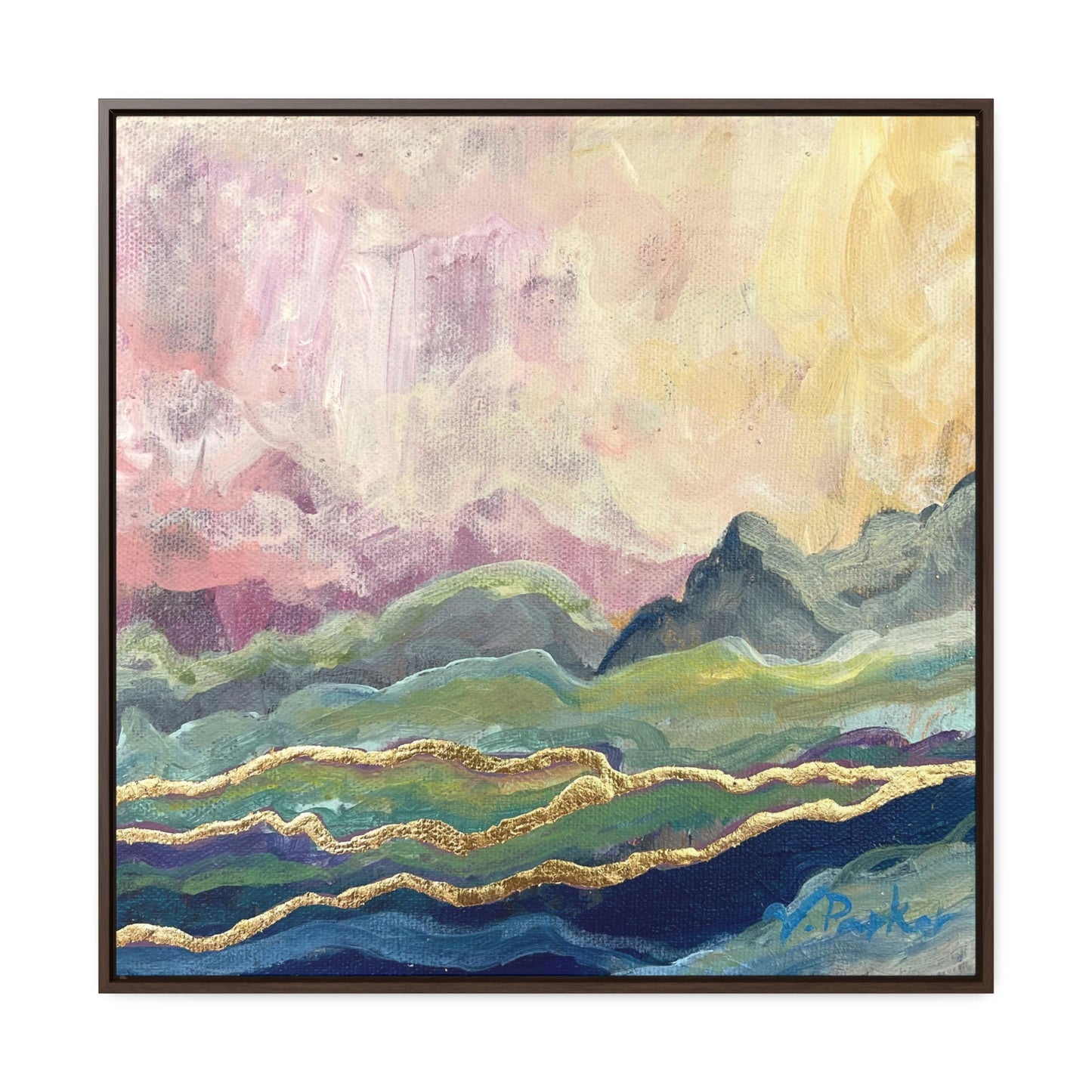 framed canvas print | ichor lands | tourmaline ice