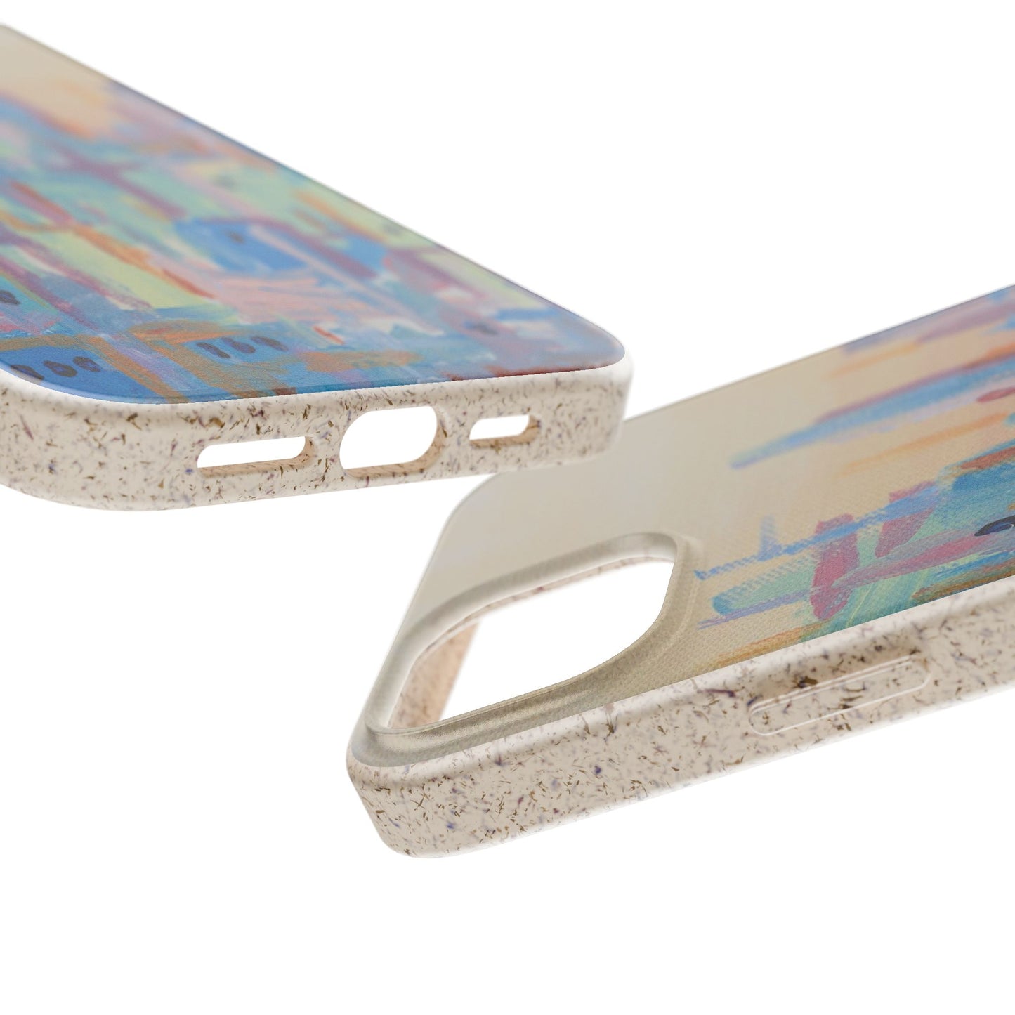 Biodegradable Phone Case - Pastel Abstract Impressionist Art