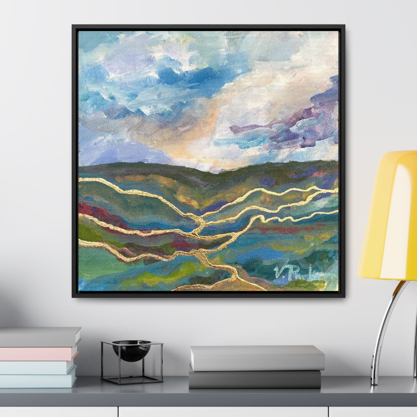 framed canvas print | ichor lands | valley rays