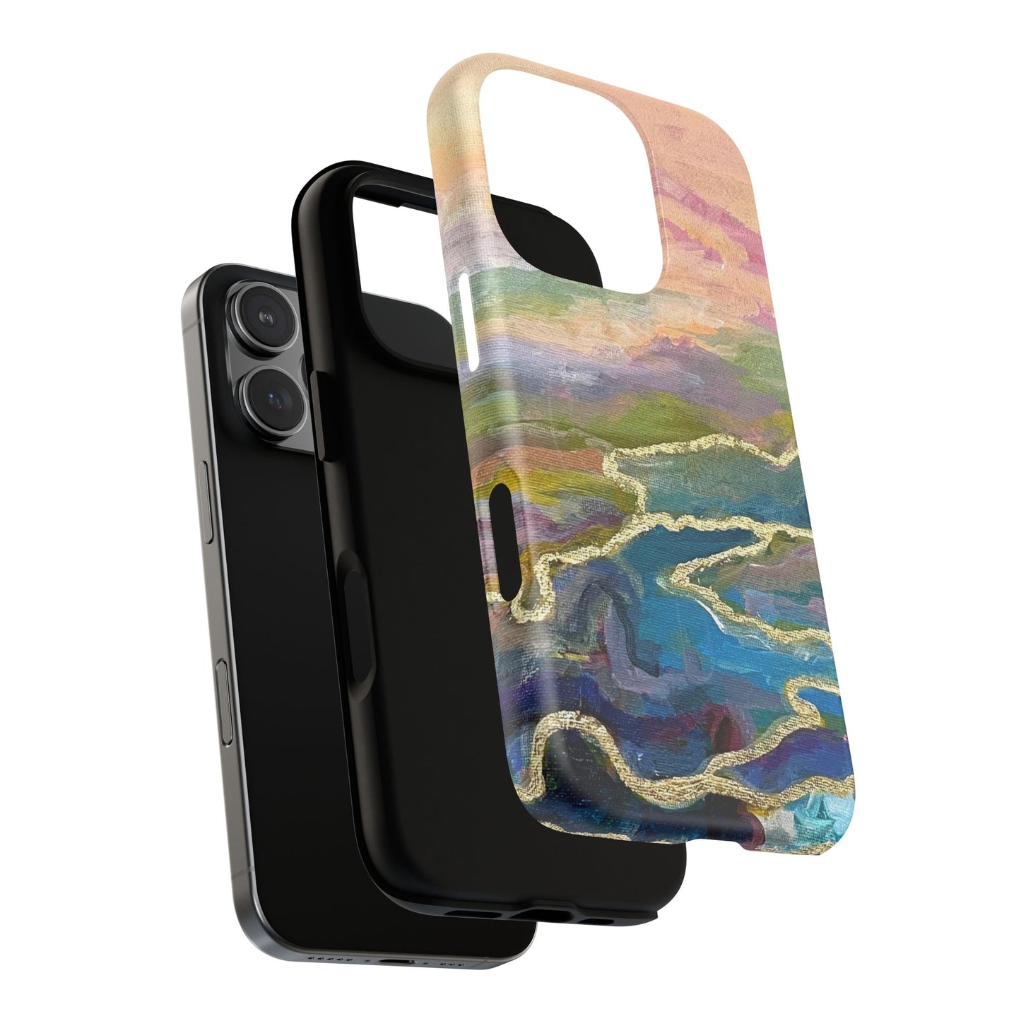 Tough Magnetic Cases - Impressionist Abstract Painted Canvas Design