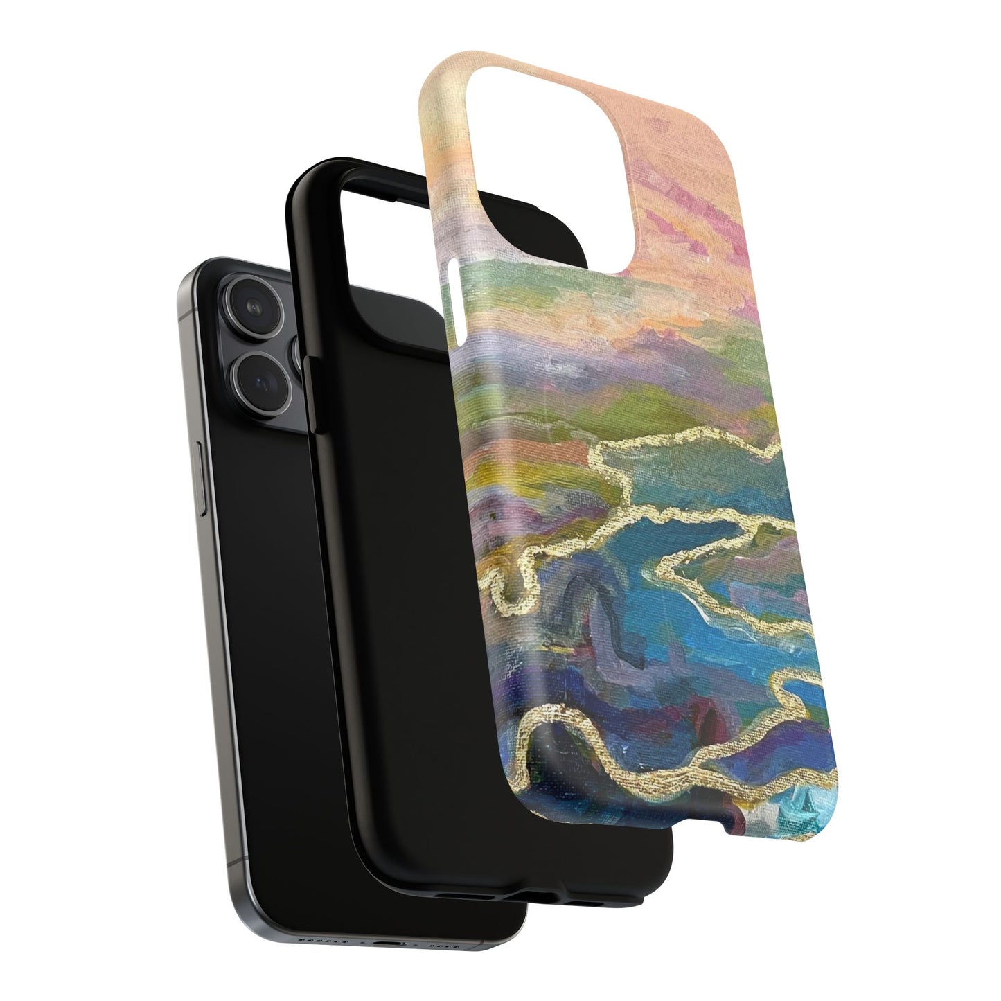 Tough Magnetic Cases - Impressionist Abstract Painted Canvas Design