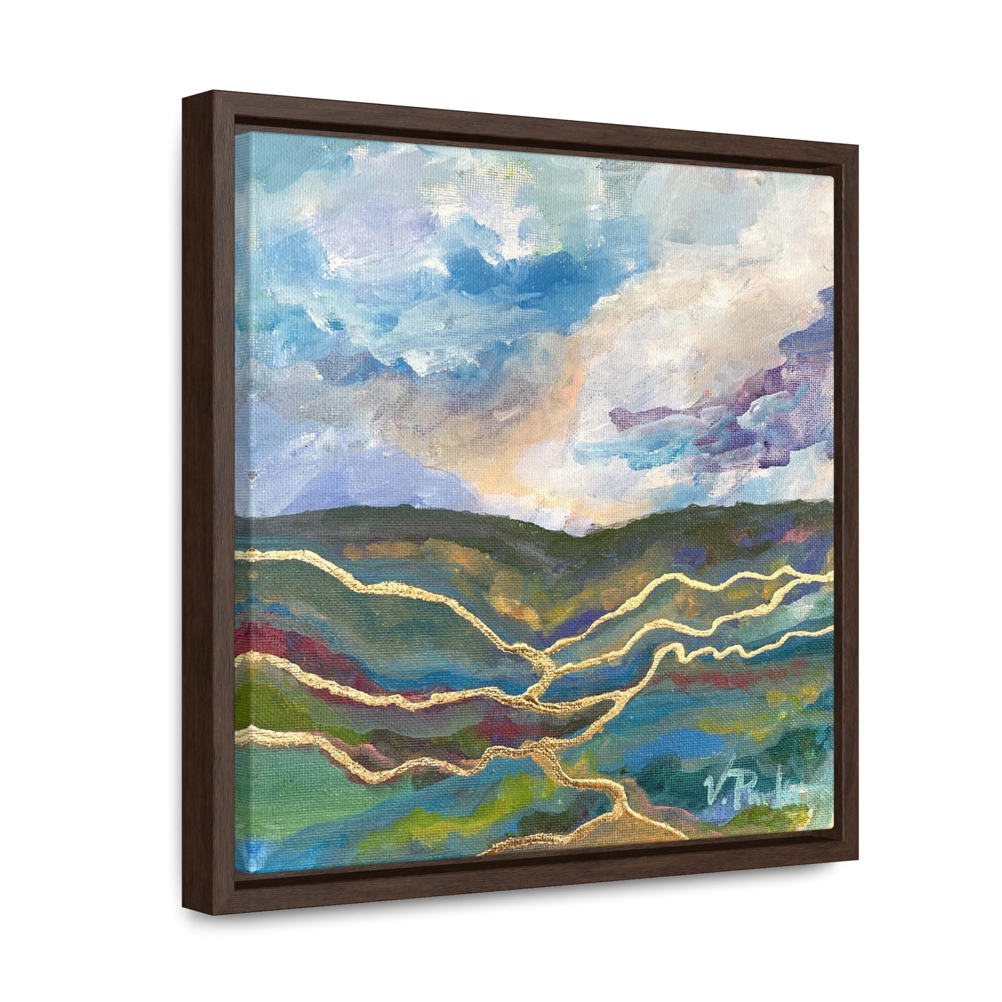 framed canvas print | ichor lands | valley rays