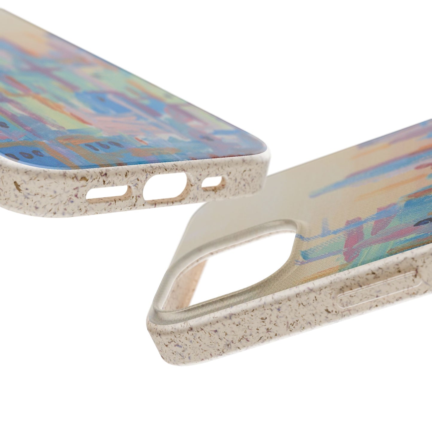 Biodegradable Phone Case - Pastel Abstract Impressionist Art
