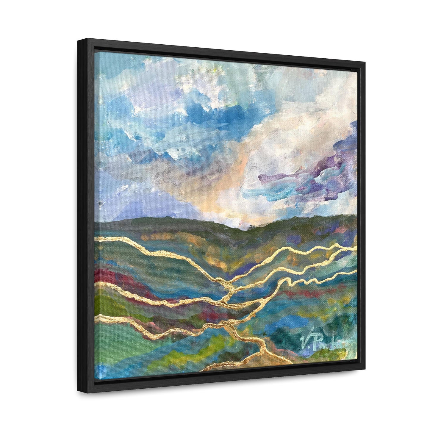 framed canvas print | ichor lands | valley rays