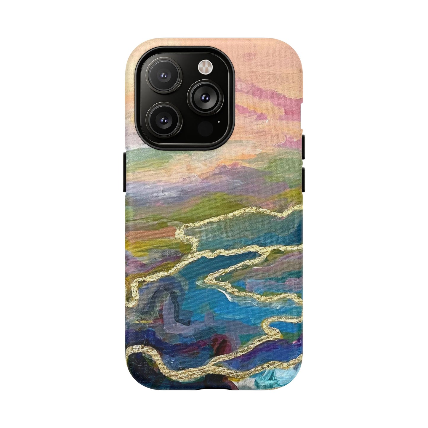 Tough Magnetic Cases - Impressionist Abstract Painted Canvas Design