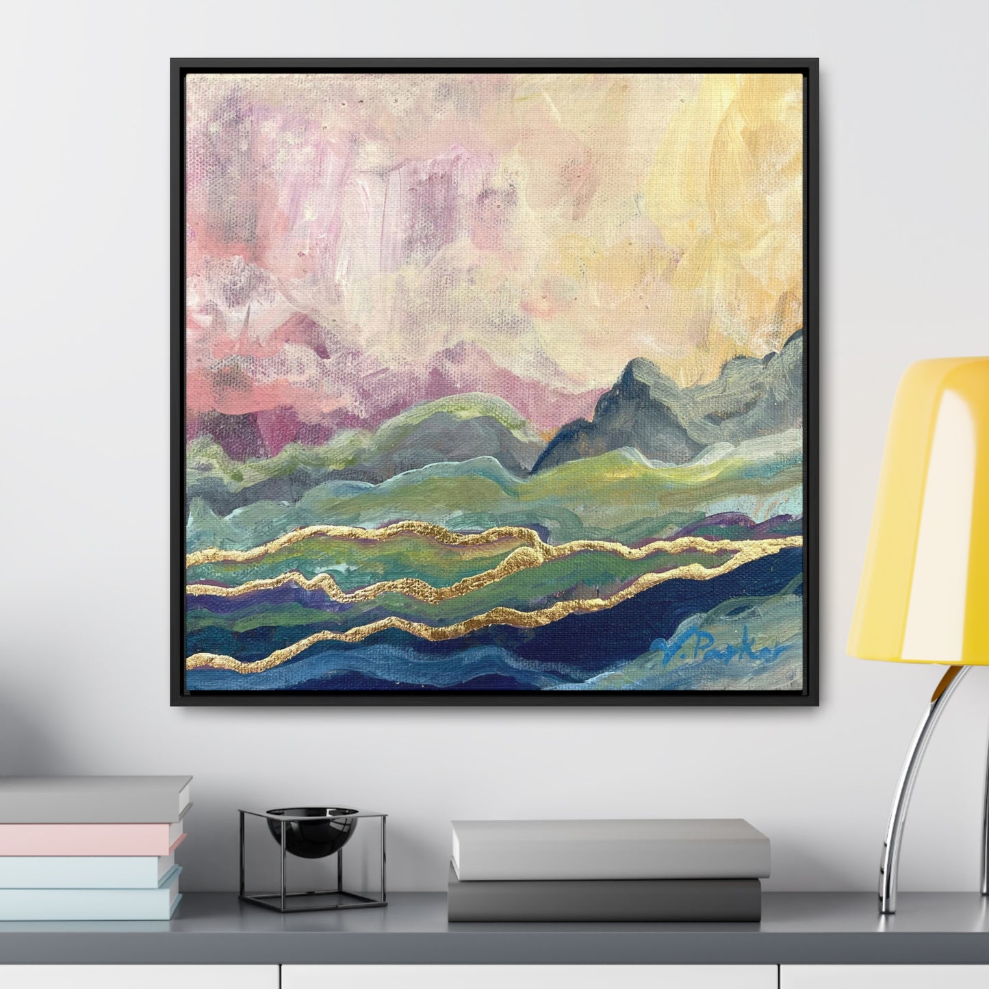 framed canvas print | ichor lands | tourmaline ice