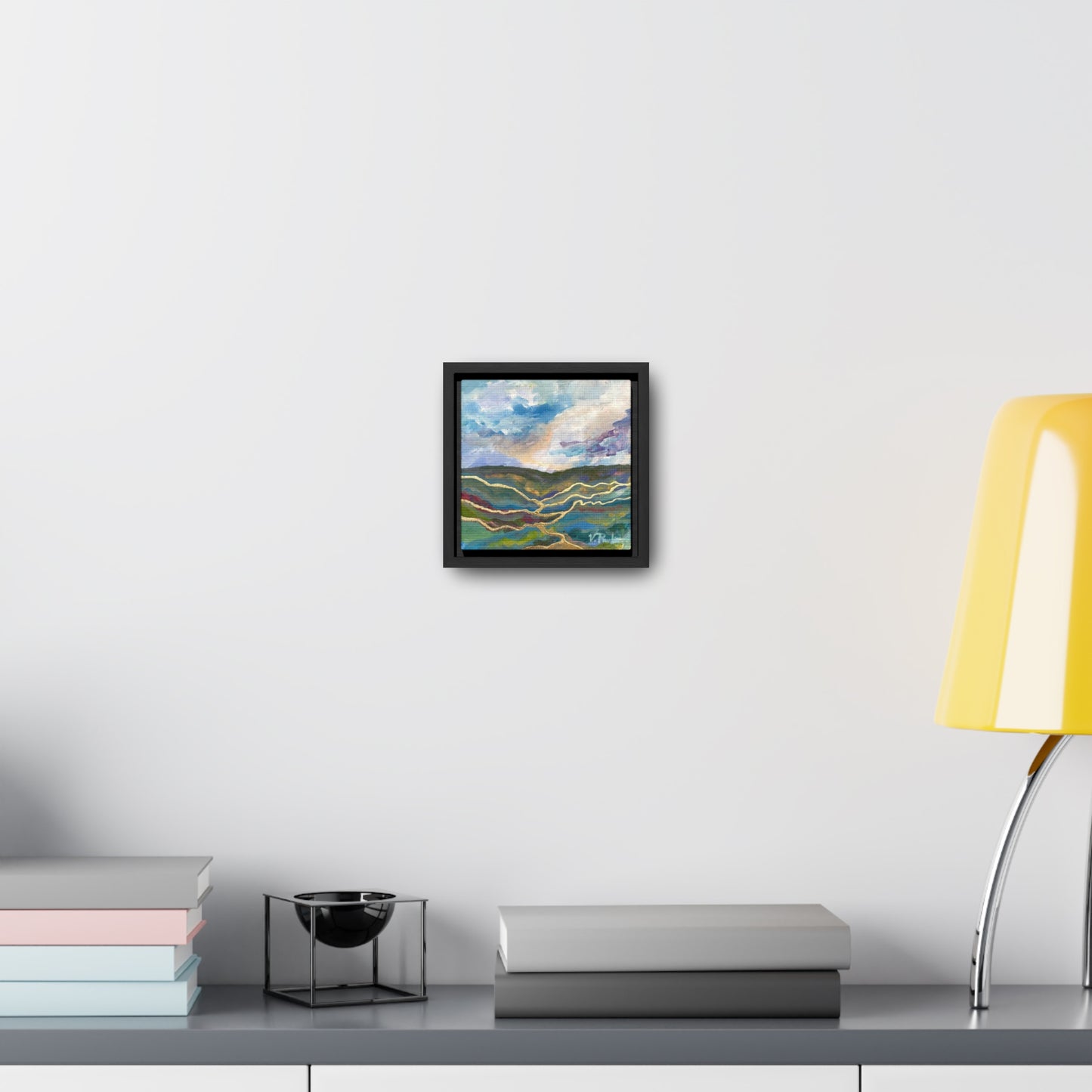 framed canvas print | ichor lands | valley rays