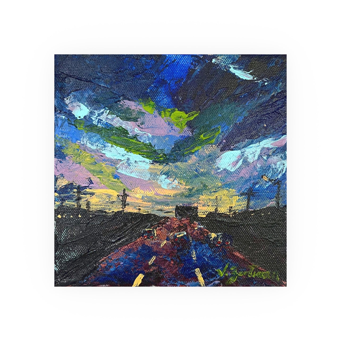 print | dusk roadtrip