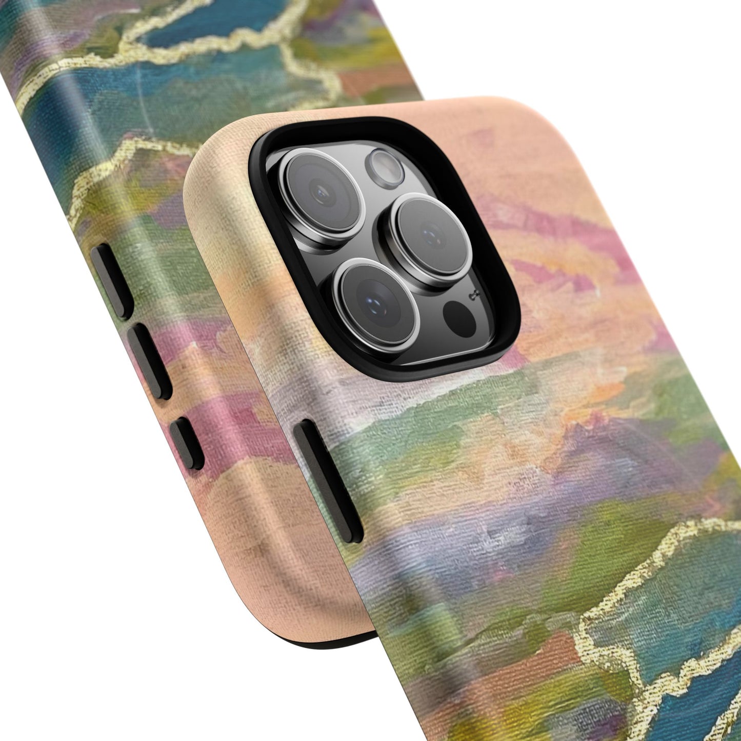 Tough Magnetic Cases - Impressionist Abstract Painted Canvas Design