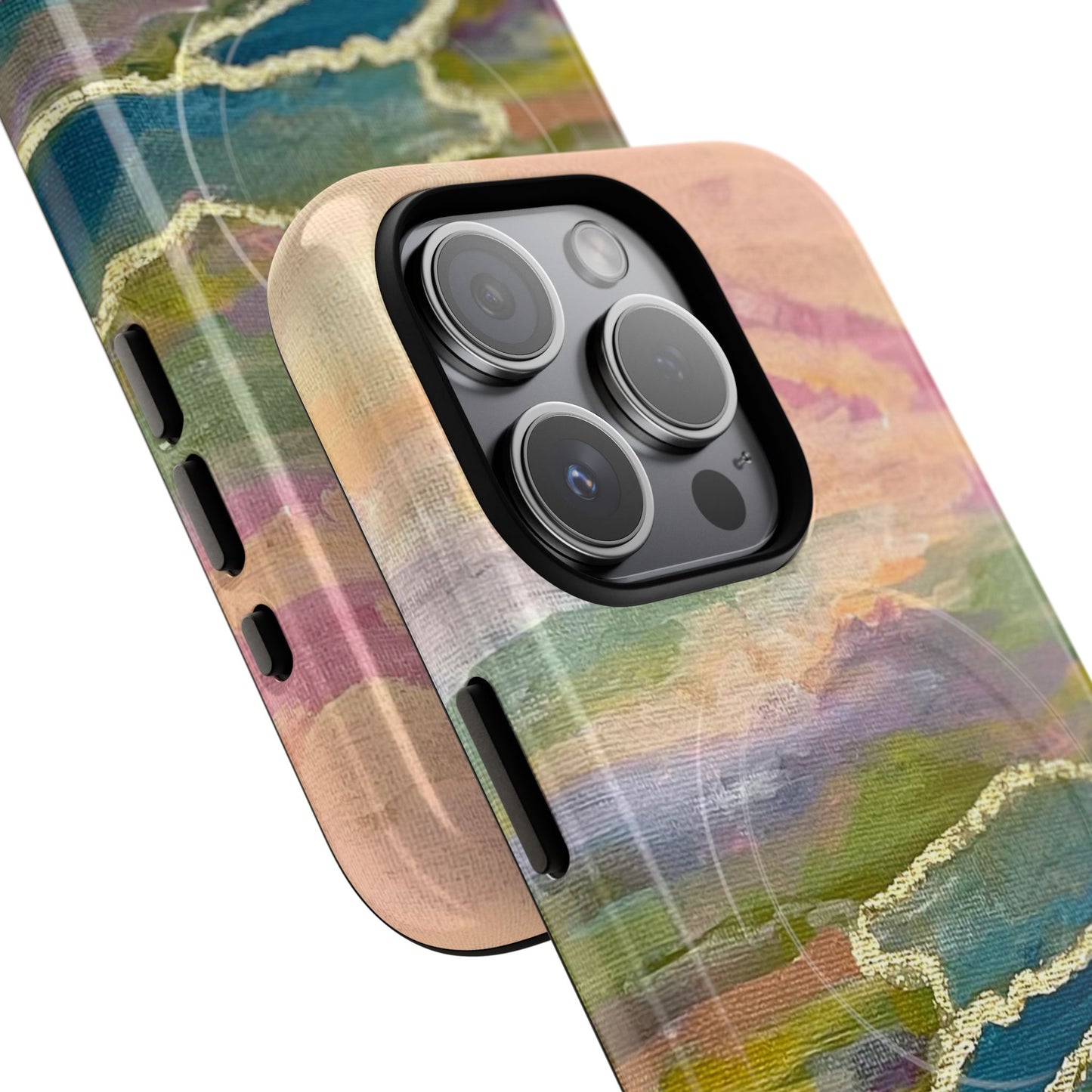 Tough Magnetic Cases - Impressionist Abstract Painted Canvas Design