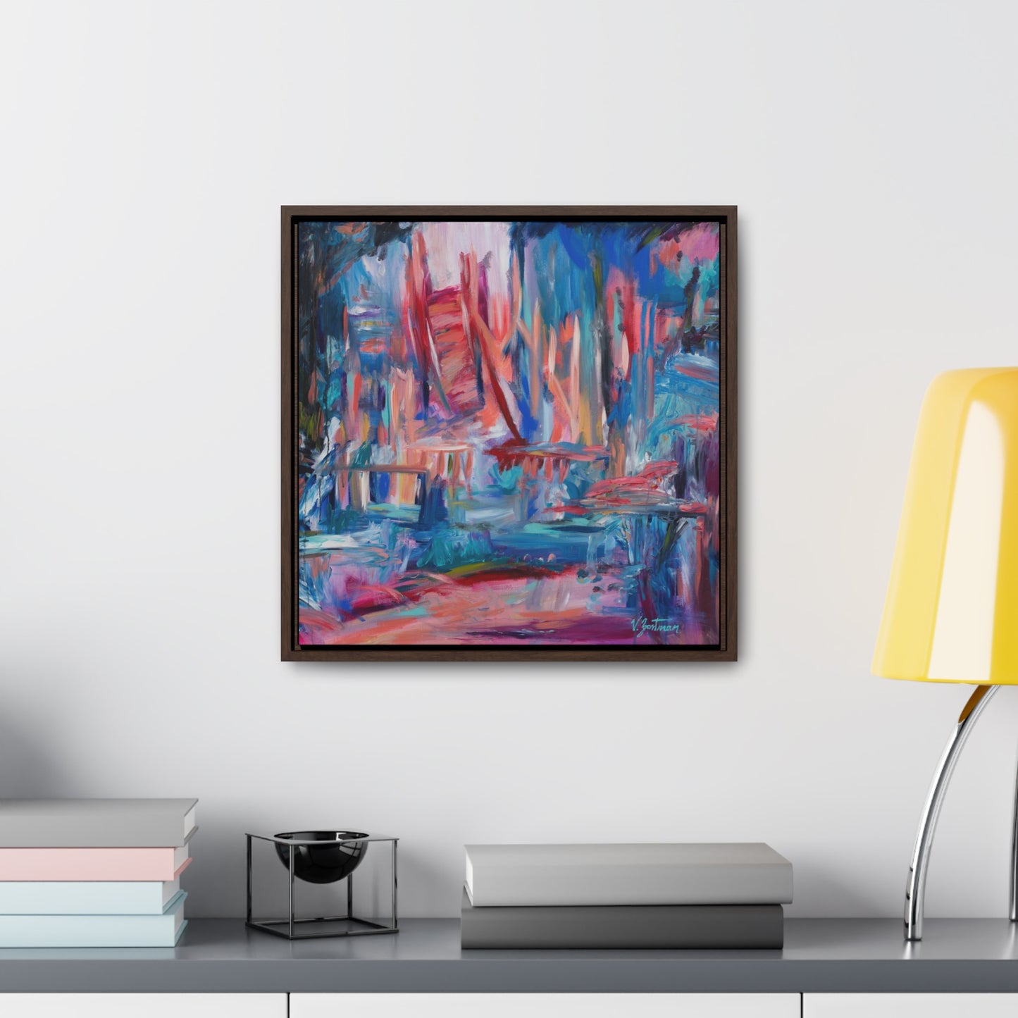 framed canvas print | music city