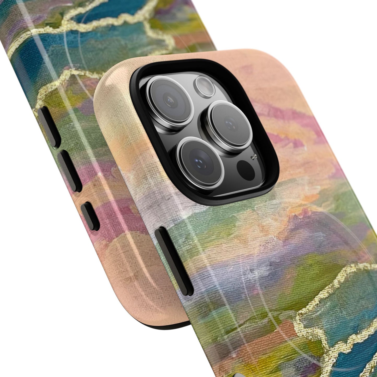Tough Magnetic Cases - Impressionist Abstract Painted Canvas Design