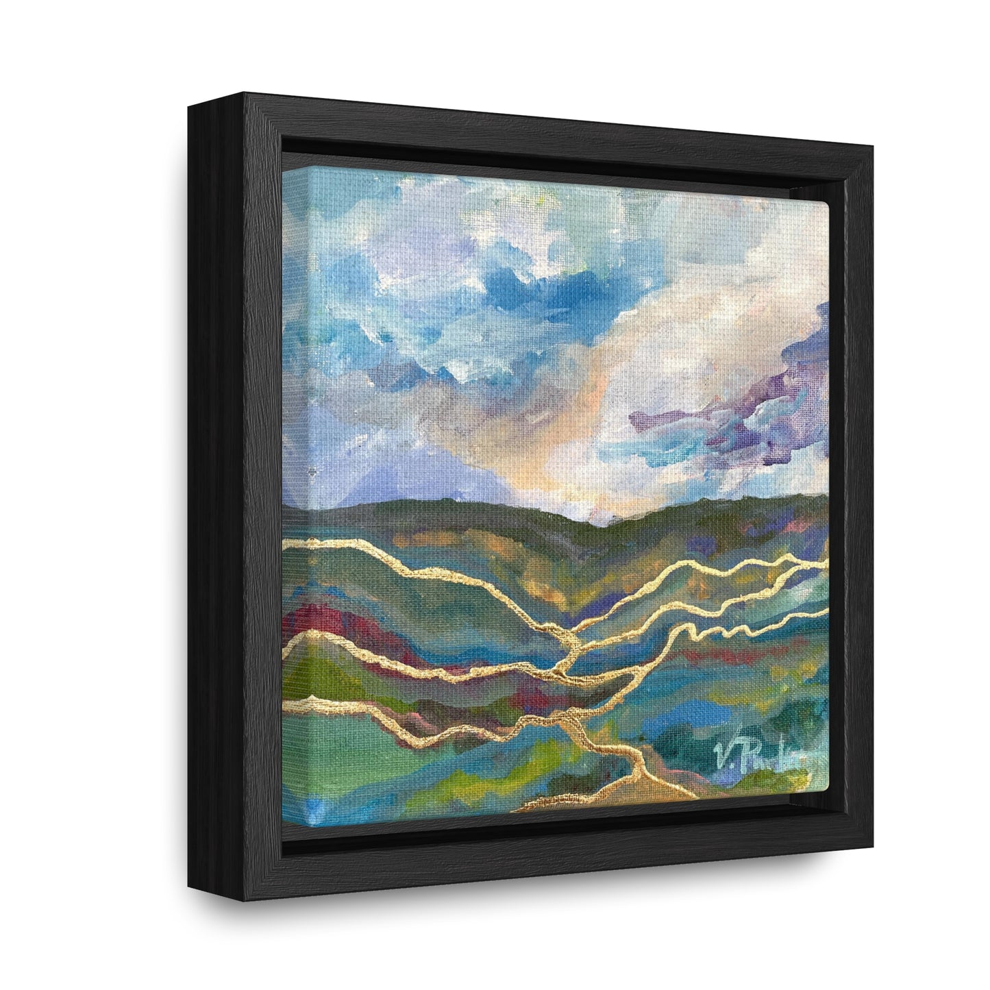 framed canvas print | ichor lands | valley rays
