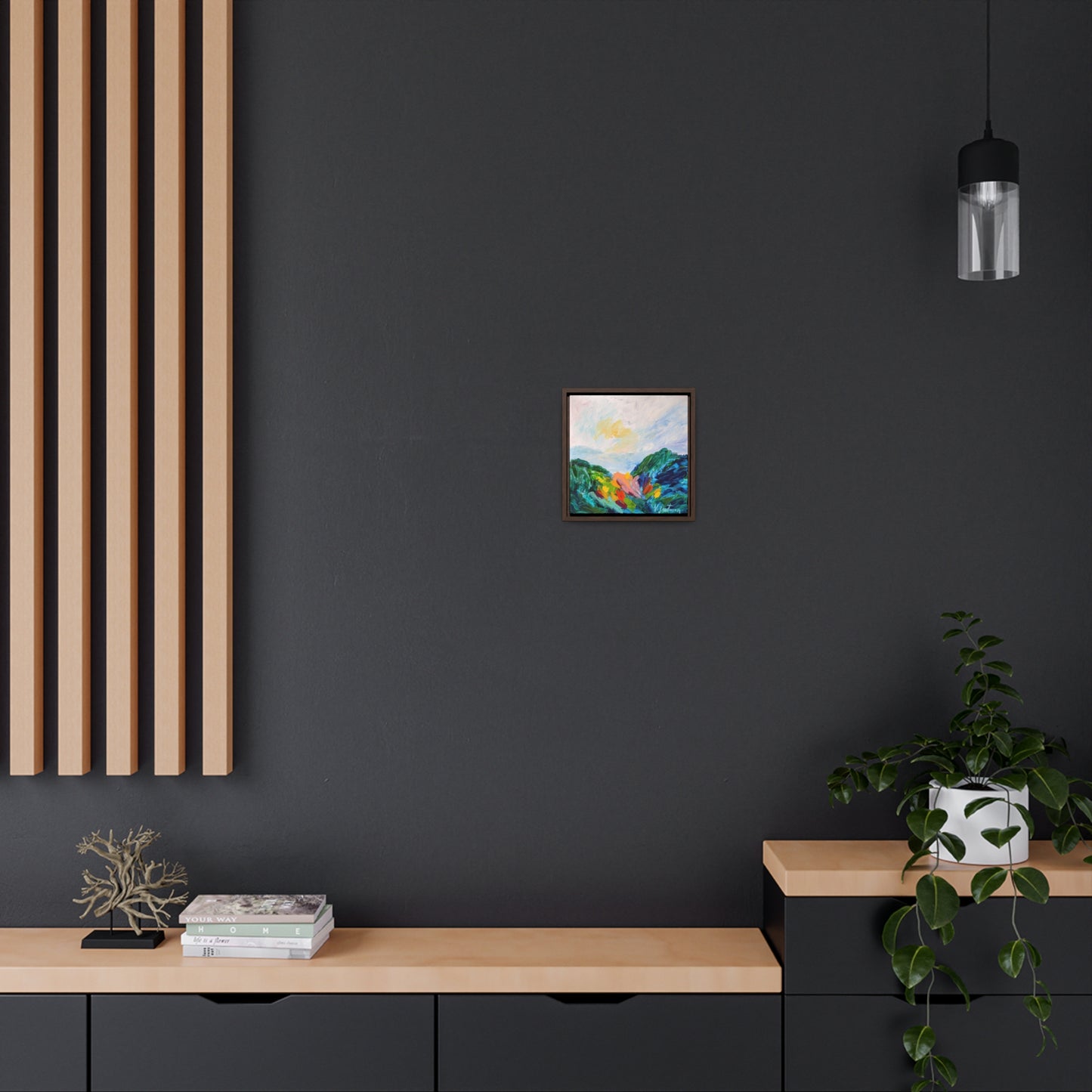 framed canvas print | jungle splash