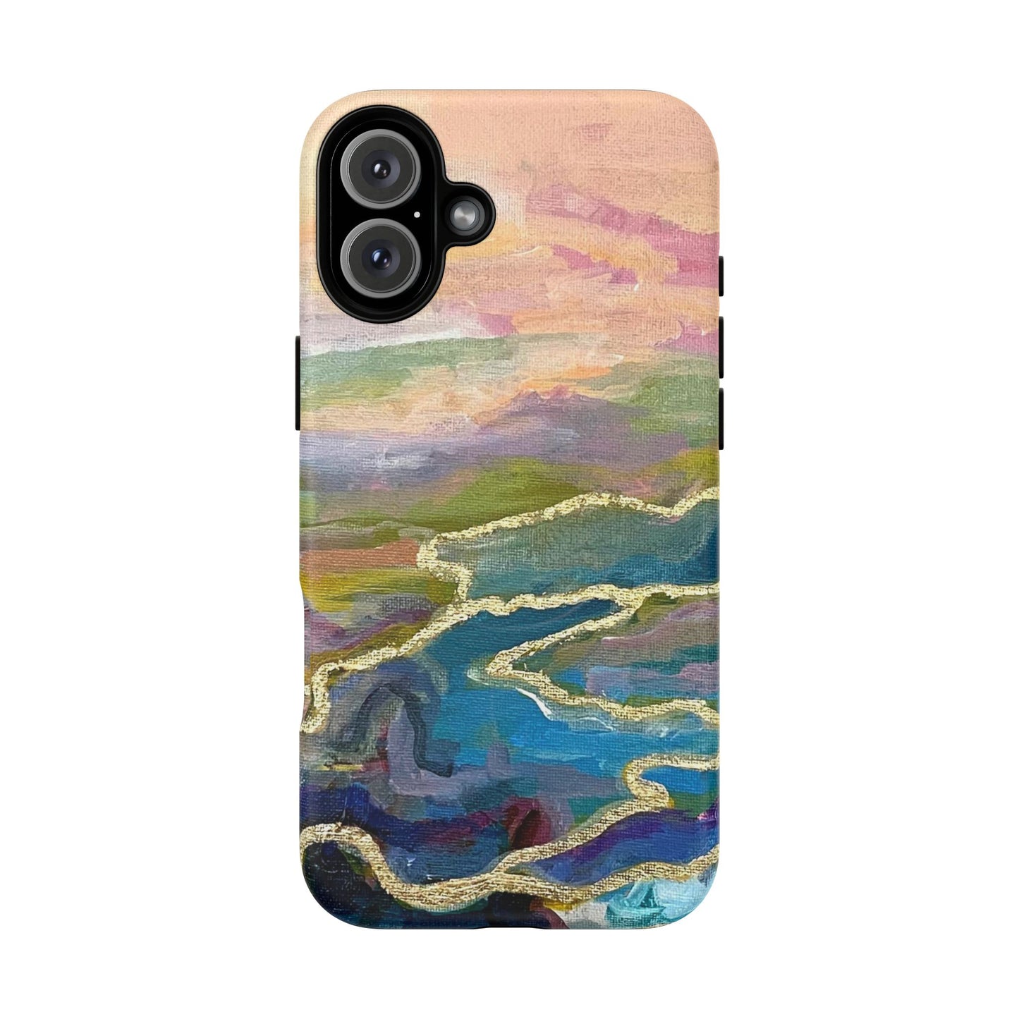Tough Magnetic Cases - Impressionist Abstract Painted Canvas Design