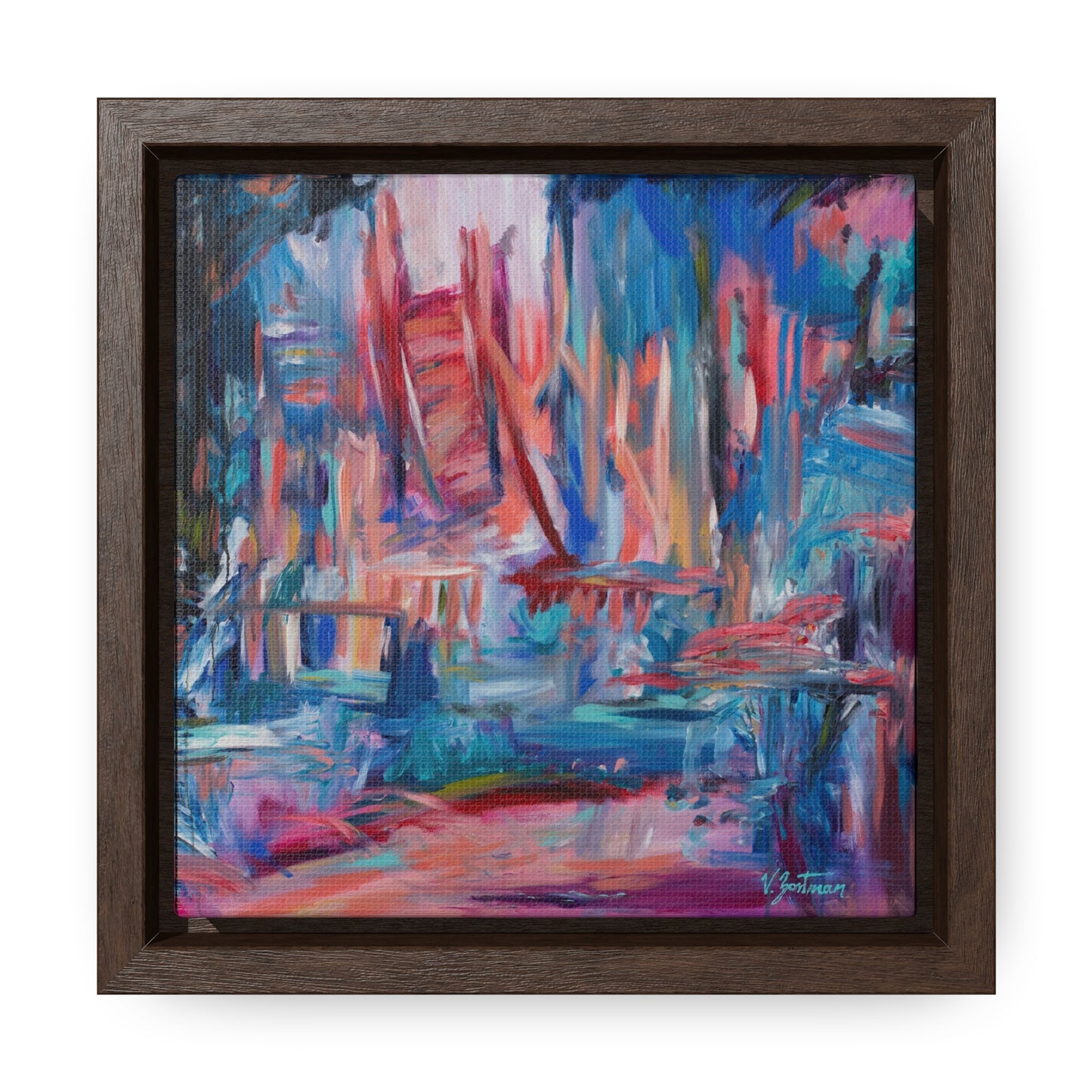framed canvas print | music city
