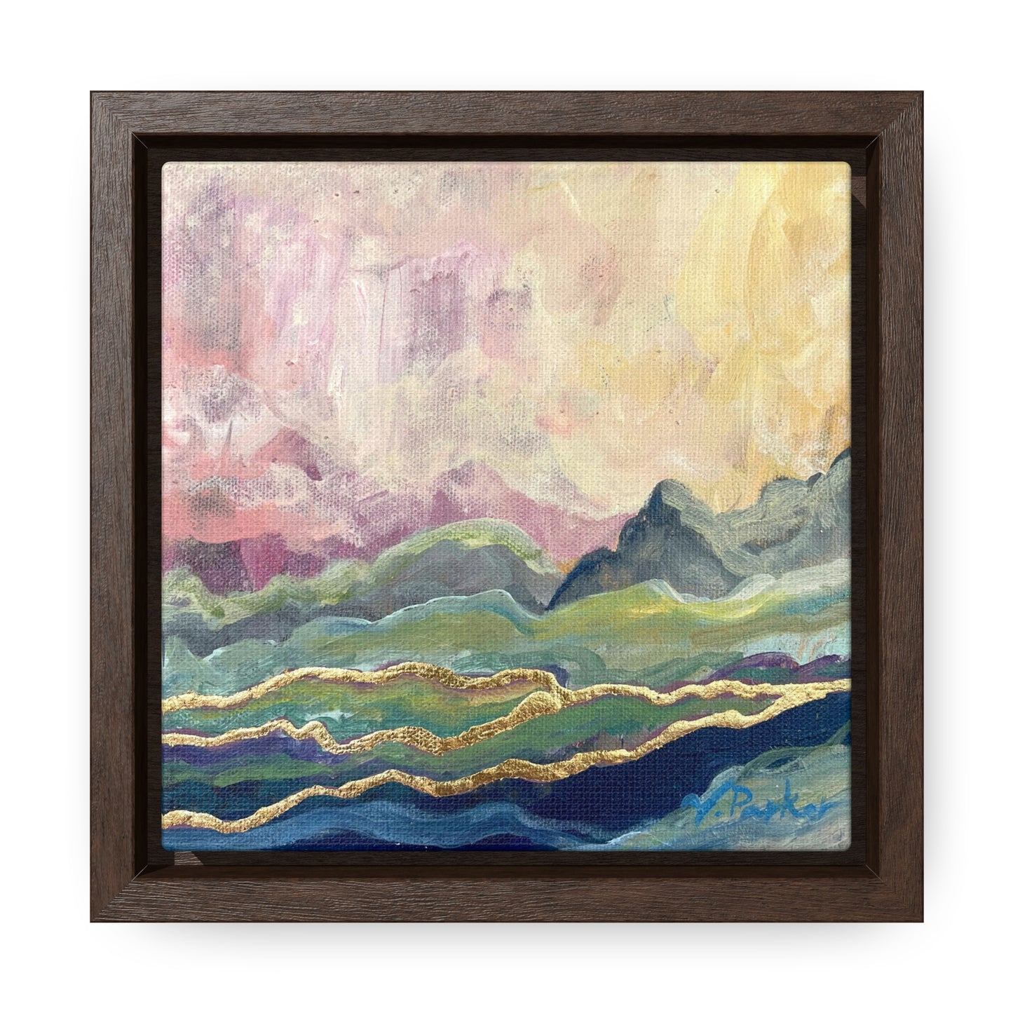 framed canvas print | ichor lands | tourmaline ice