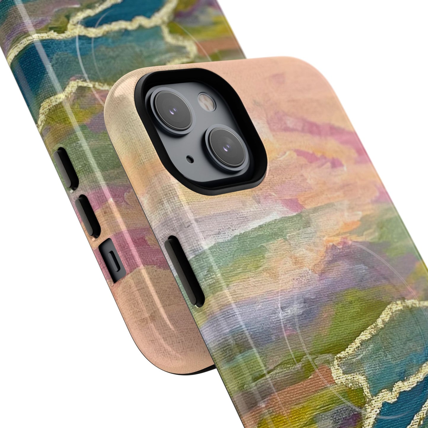Tough Magnetic Cases - Impressionist Abstract Painted Canvas Design