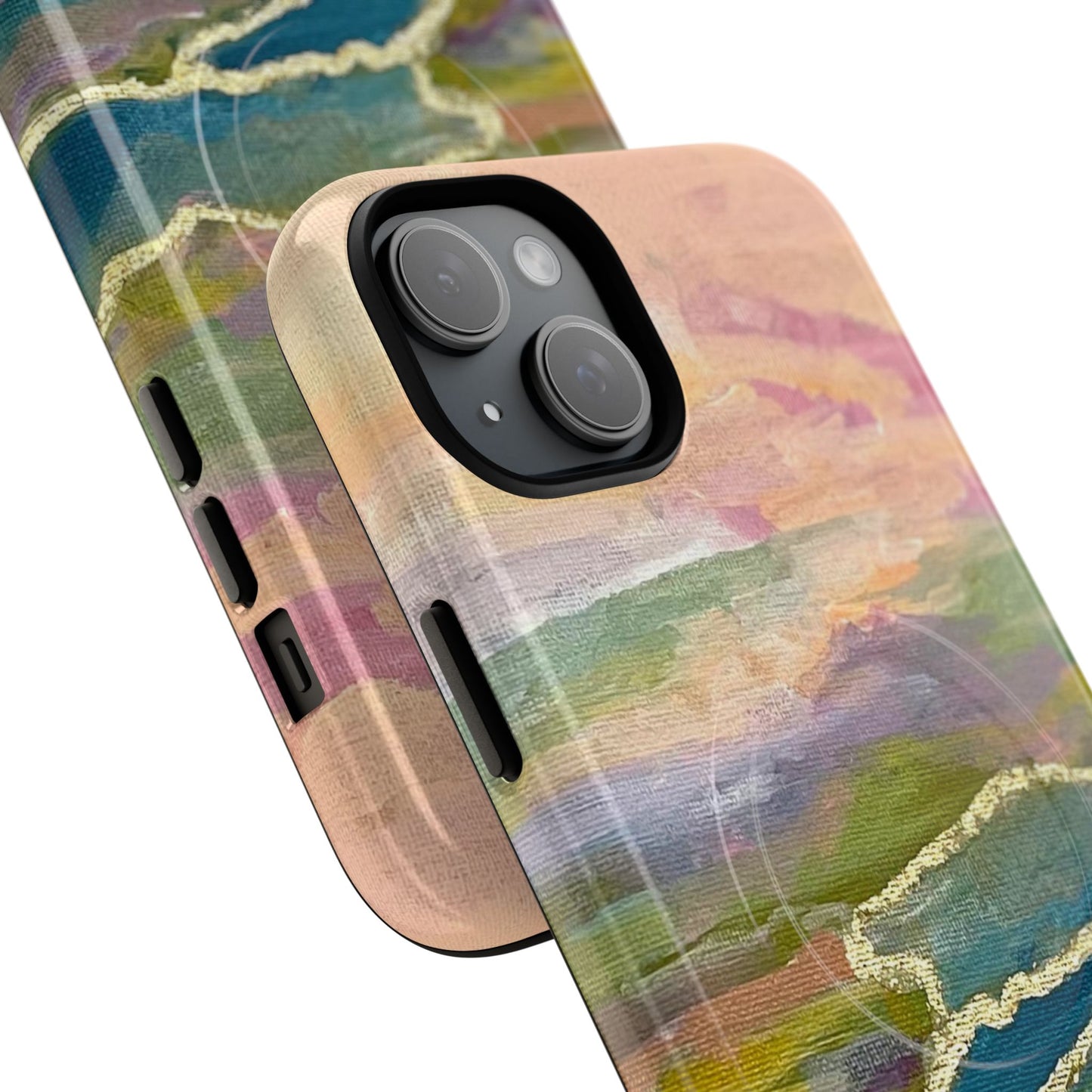 Tough Magnetic Cases - Impressionist Abstract Painted Canvas Design