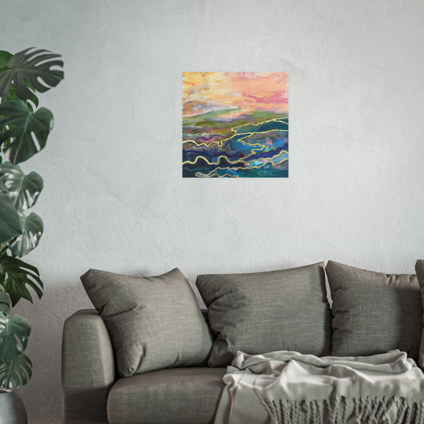 print | sherbet dawn