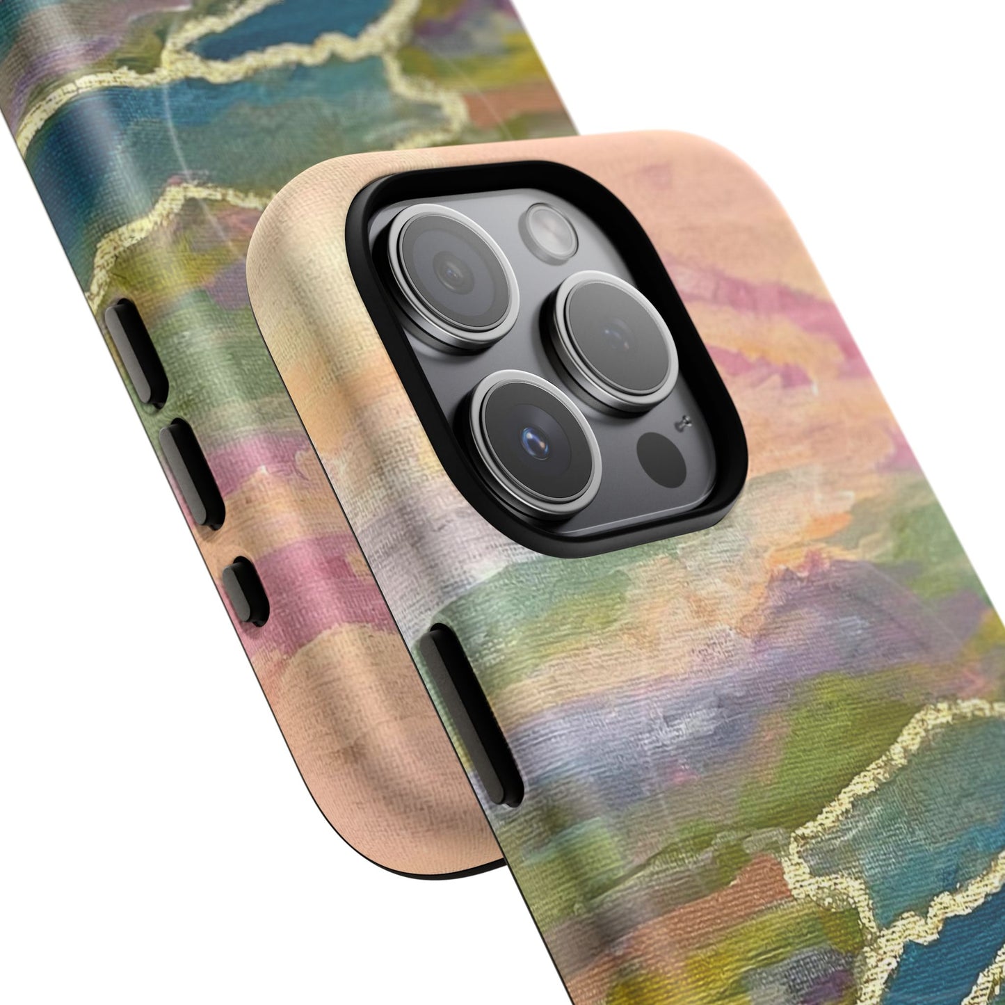 Tough Magnetic Cases - Impressionist Abstract Painted Canvas Design