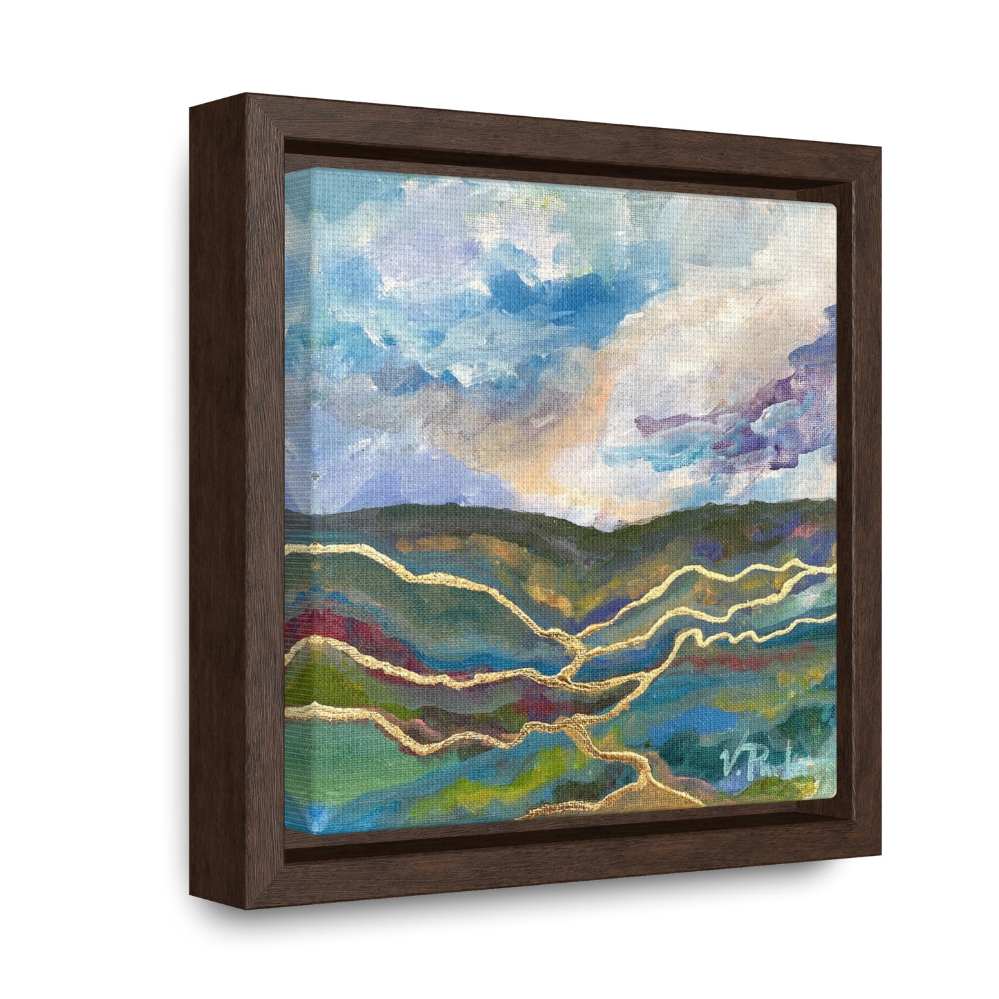 framed canvas print | ichor lands | valley rays