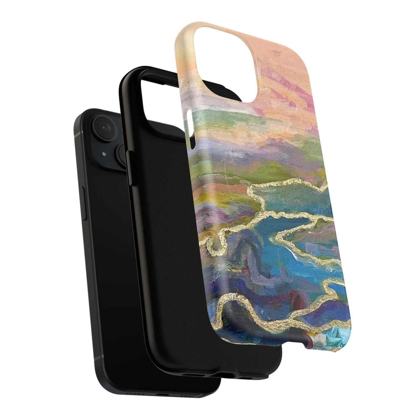 Tough Magnetic Cases - Impressionist Abstract Painted Canvas Design