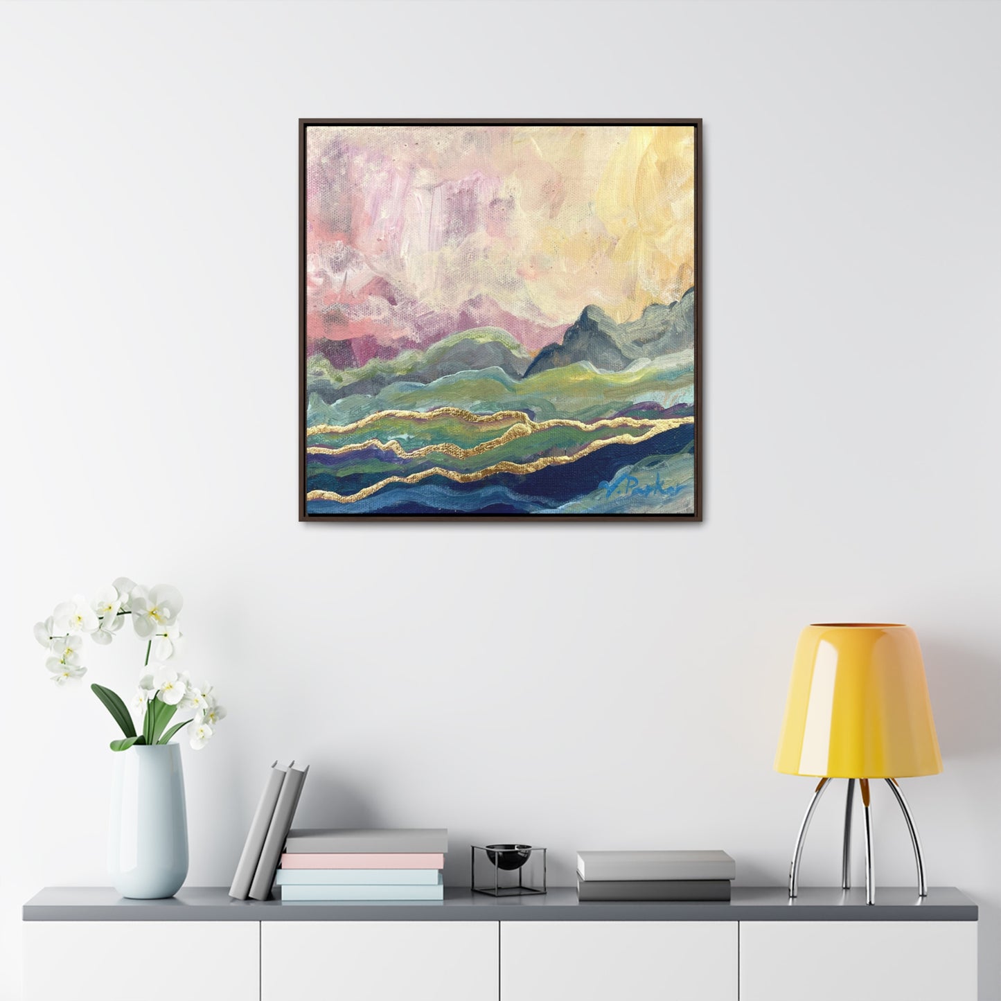 framed canvas print | ichor lands | tourmaline ice