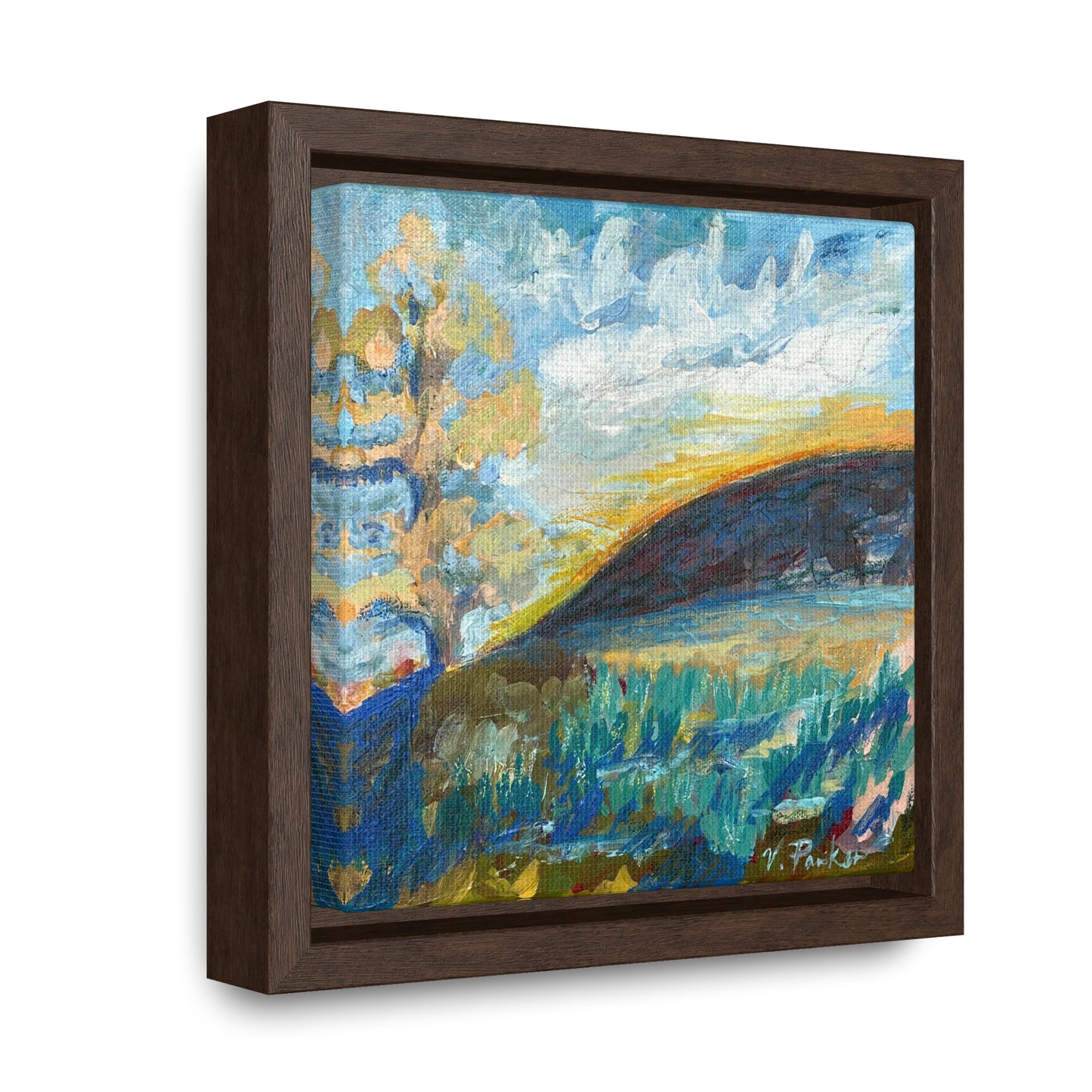 framed canvas print | september sunset
