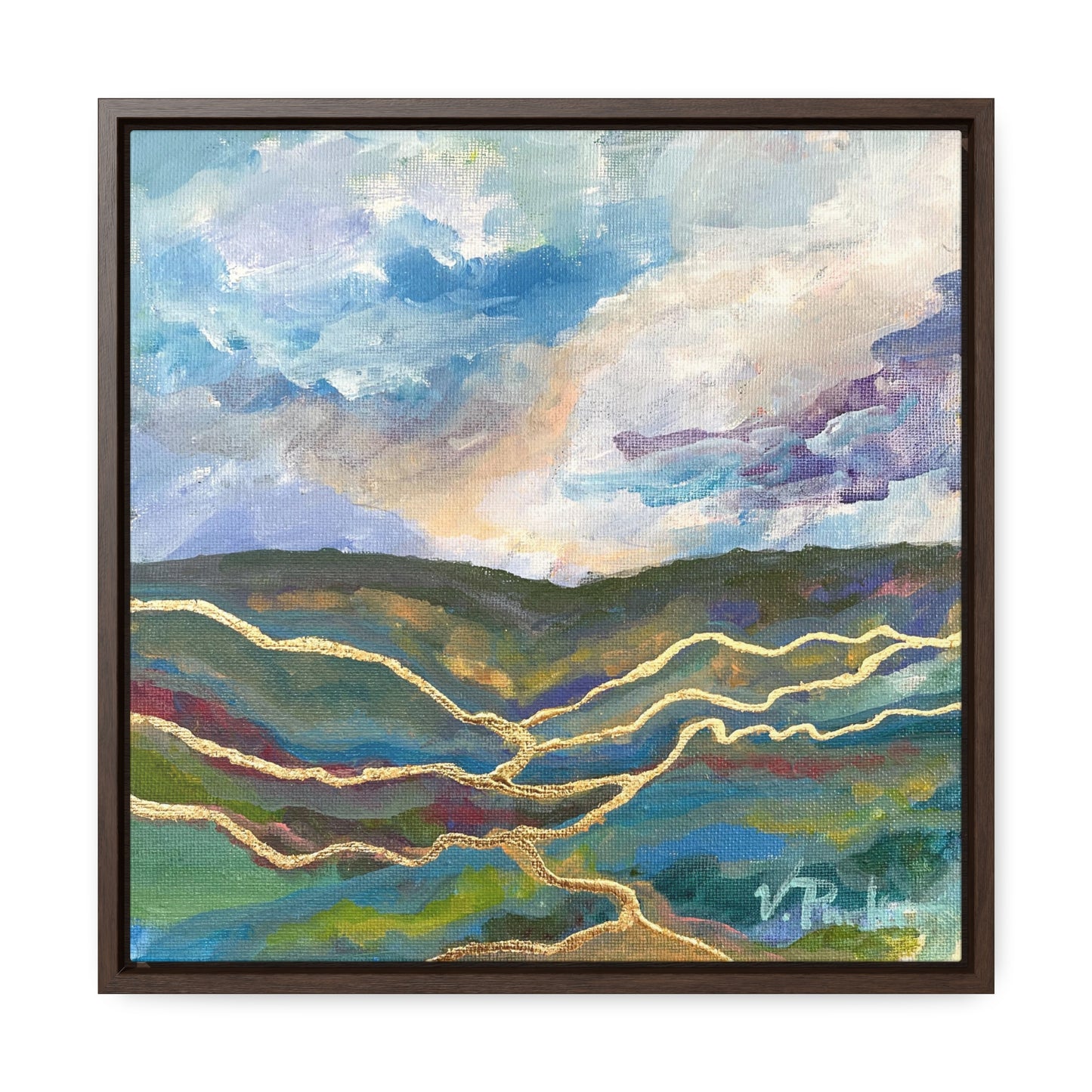 framed canvas print | ichor lands | valley rays