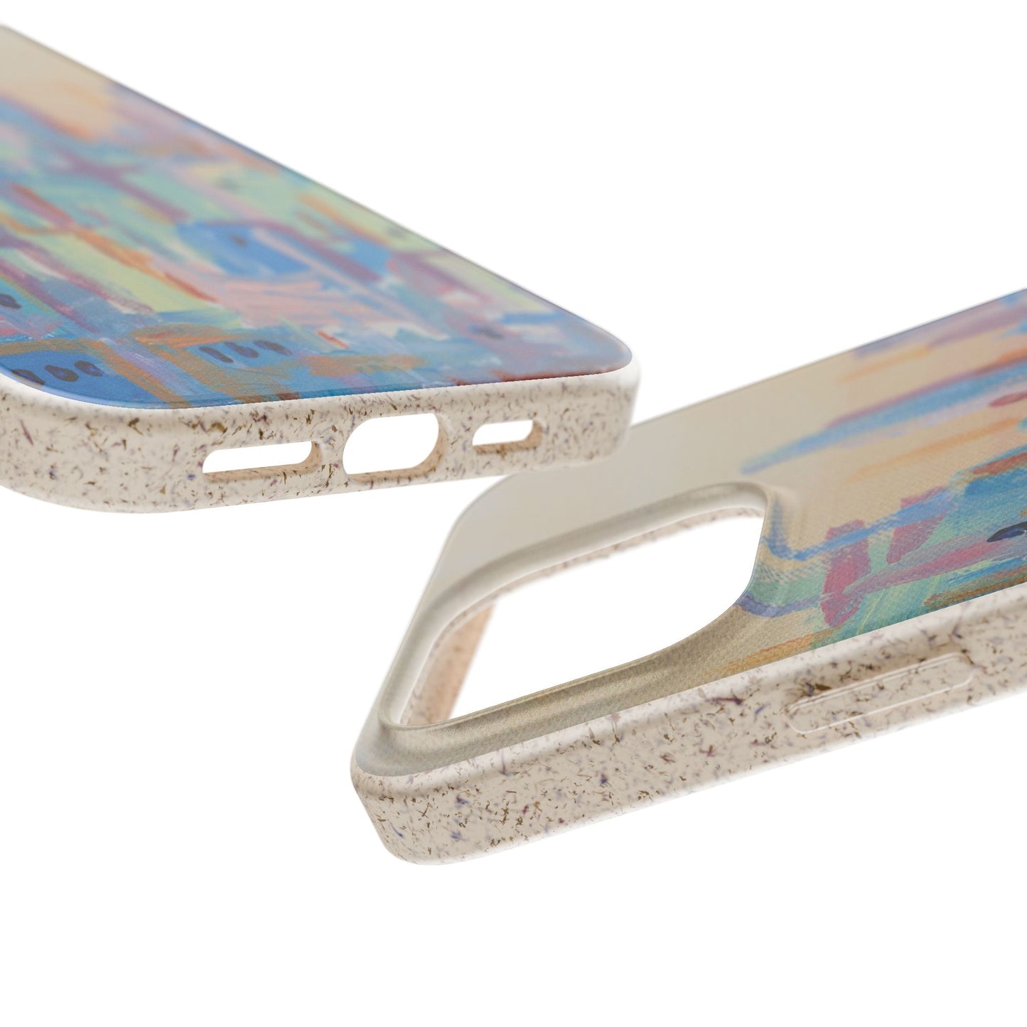 Biodegradable Phone Case - Pastel Abstract Impressionist Art