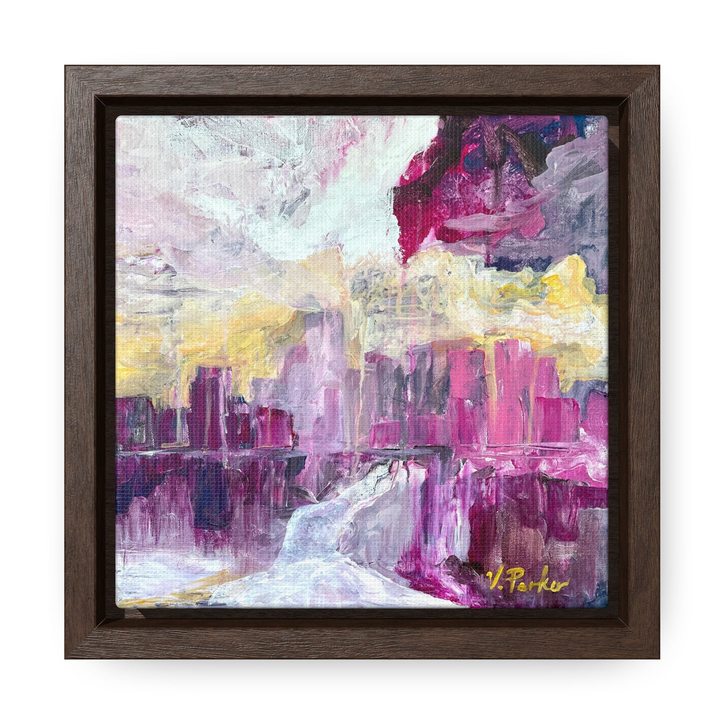 framed canvas print | melon cauliflower