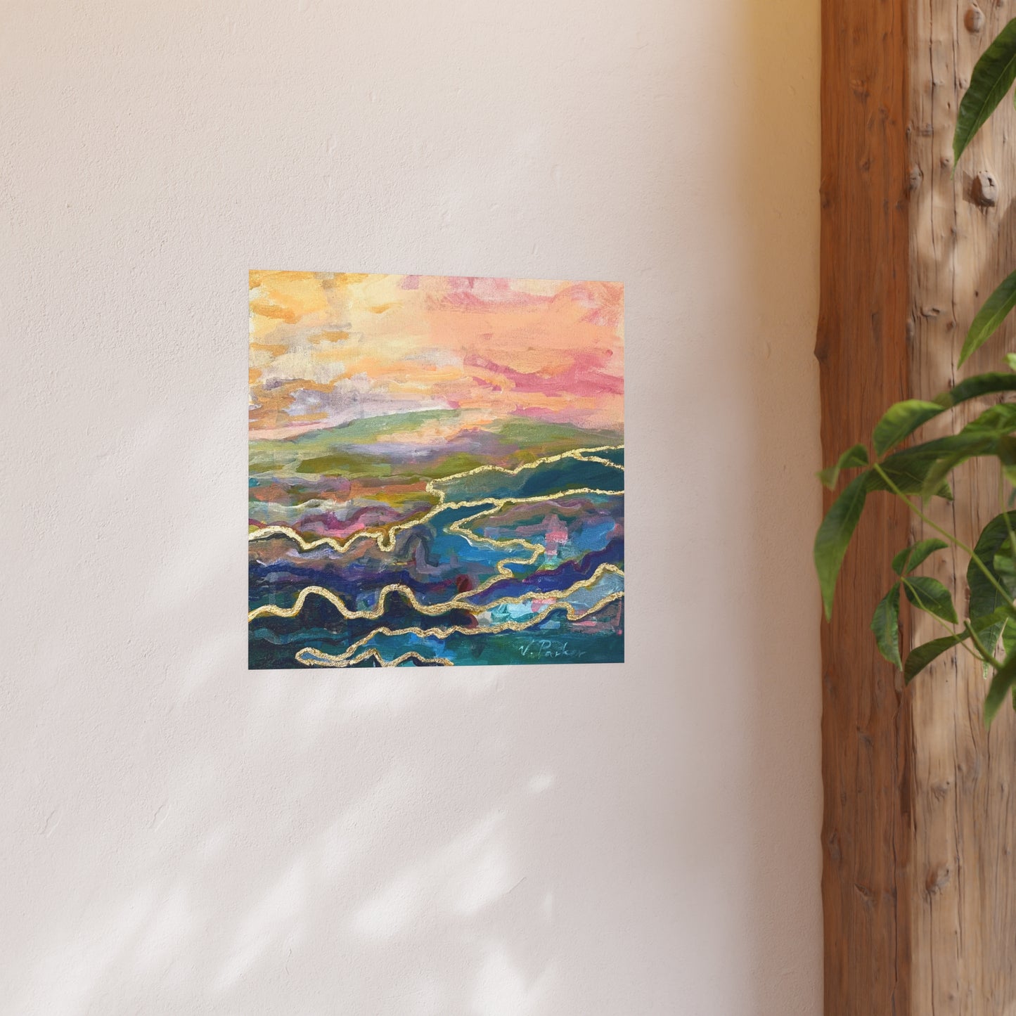 print | sherbet dawn